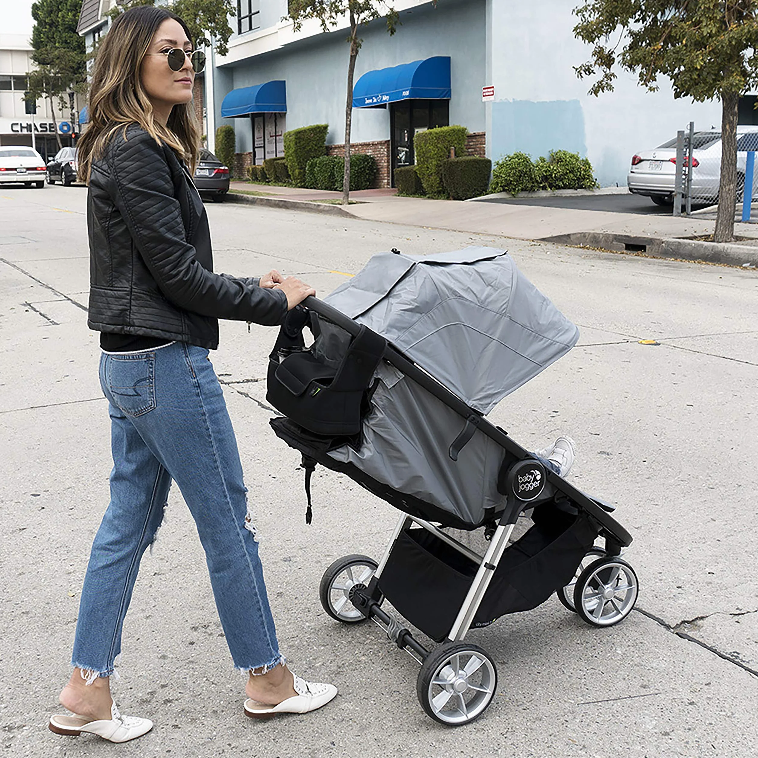 Baby Jogger Organizer do wózka dziecięcego z izolowanym uchwytem na napoje, do Ciy Elite 2, City Mini GT2, City Tour 2 i innych, czarny