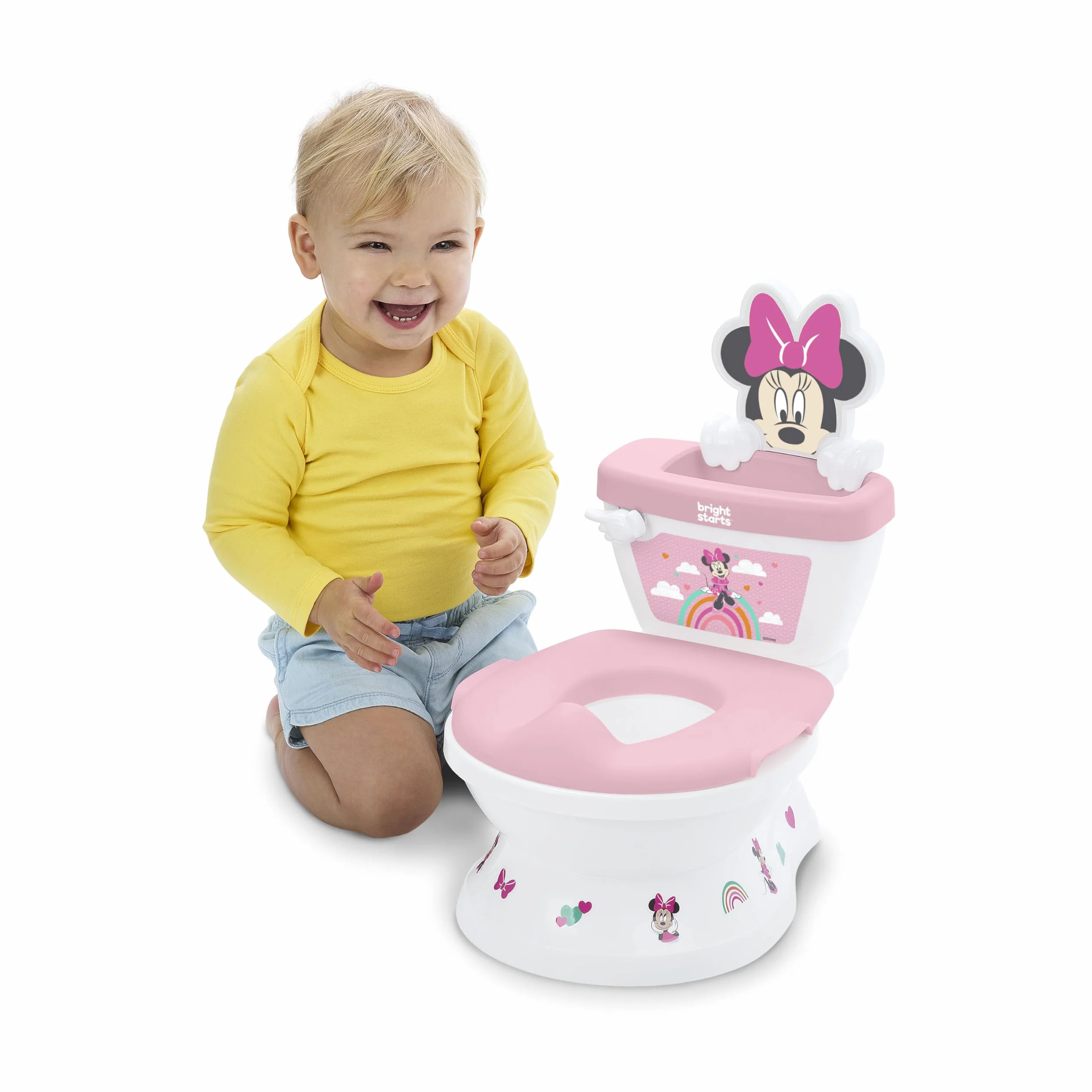 Disney Baby Minnie Mouse My Size toaleta do nauki korzystania z nocnika Bright Starts