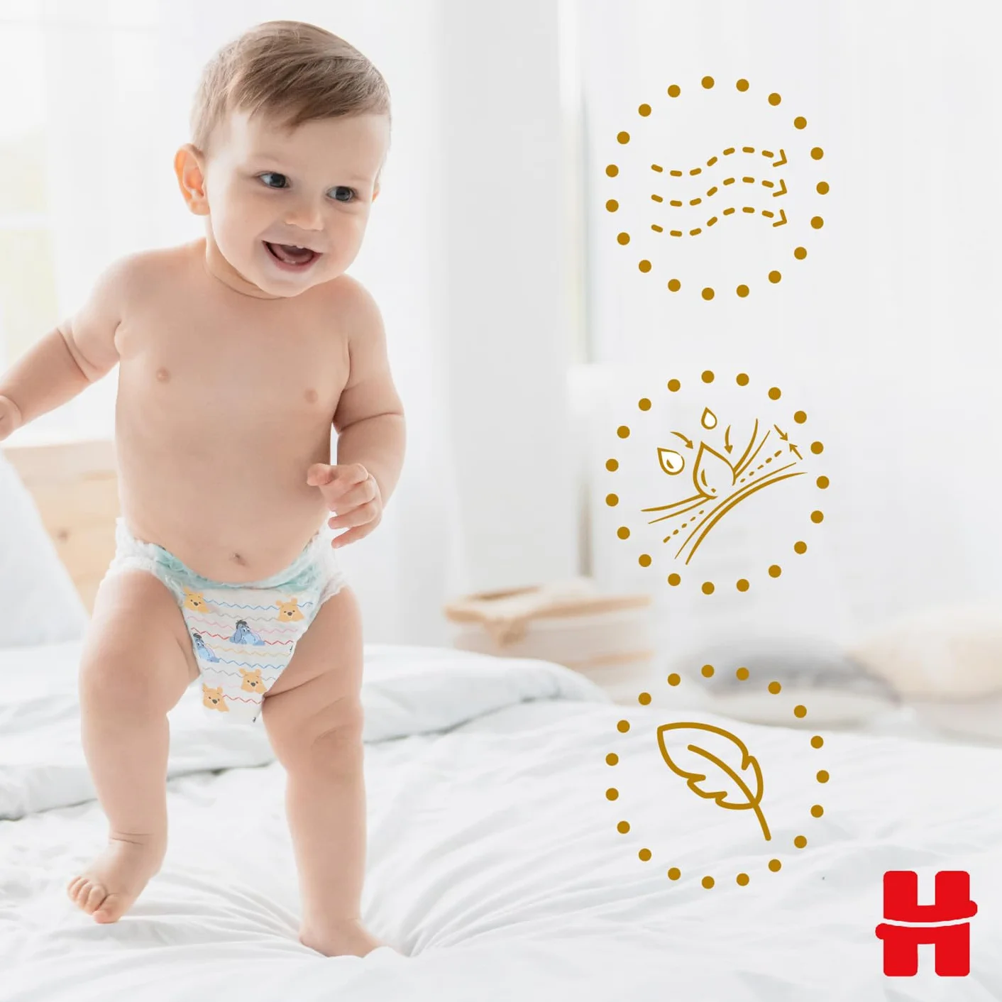 Huggies Extra Care Pants Pieluchomajtki rozmiar 6 (15-25 kg) 60 szt.