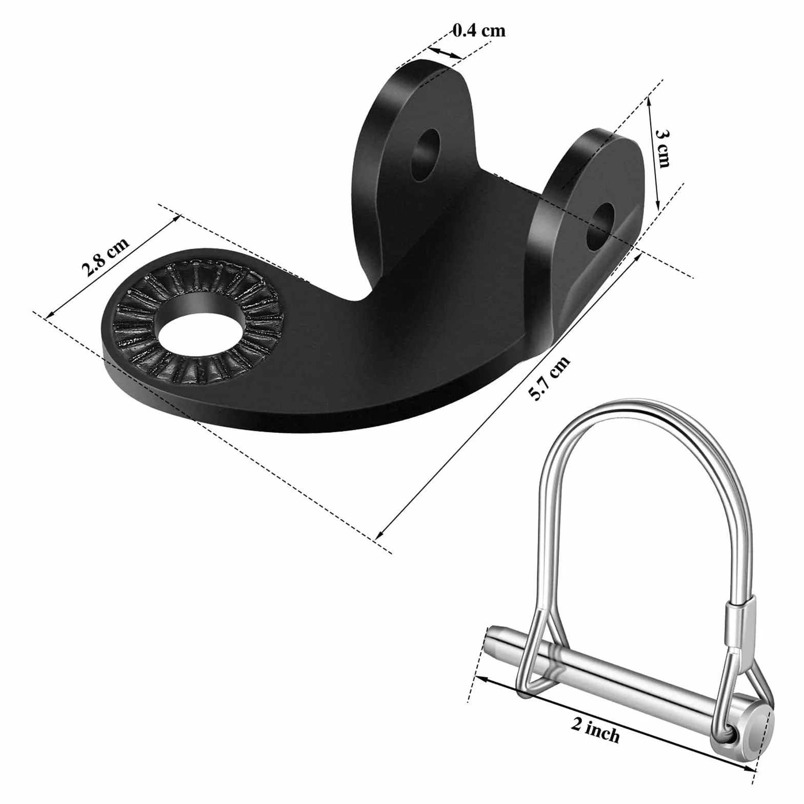 12,2 mm Przyczepa Rowerowa, Sprzęgło dla Dzieci, Ładunku i Zwierząt Domowych - Adapter Akcesoria Kompatybilne ze Sprzęgłem Burley
