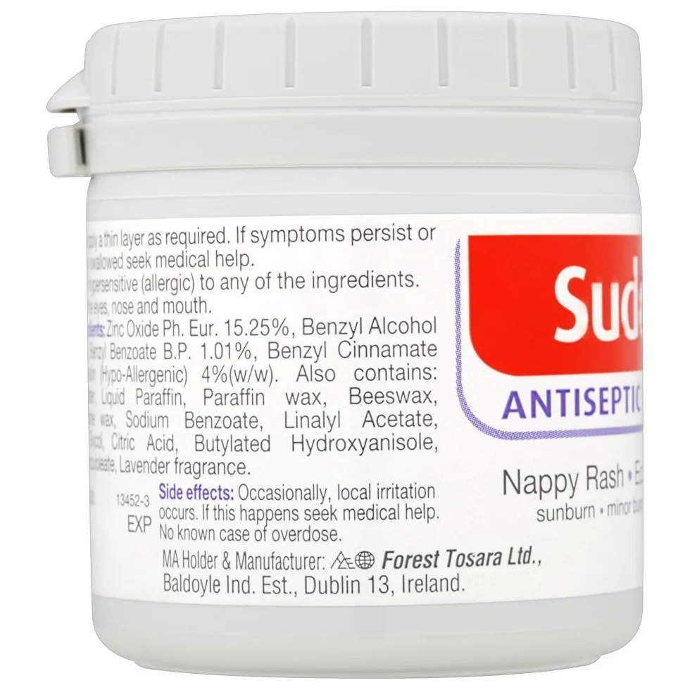 Sudocrem Krem Leczniczy Antyseptyczny Przeciwko Podrażnieniom Związanym Z Płócienkami, Egzemie I Rankom Leżakowych - 400G od Sudocrem