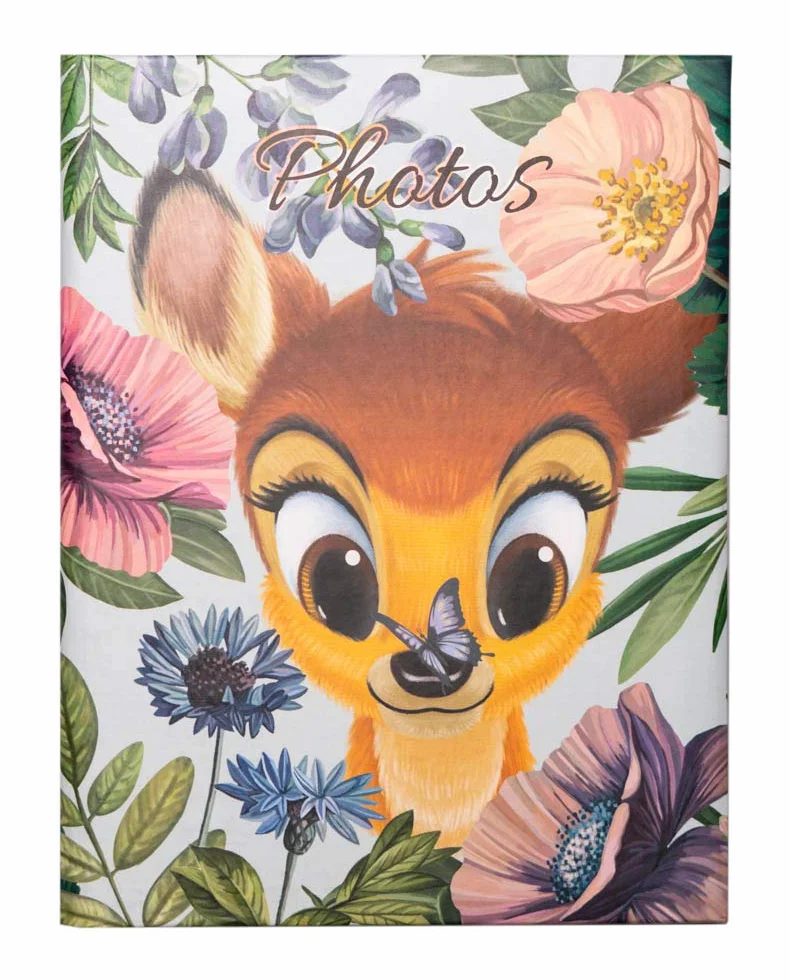 Grupo Erik Disney Bambi Photo Album | 6x4 Photo Album - 10x15 cm | Family Photo Album 100 Pockets | Disney Photo Album | Bambi Gifts| Friend Gifts | Photo Albums 6x4 100 photos