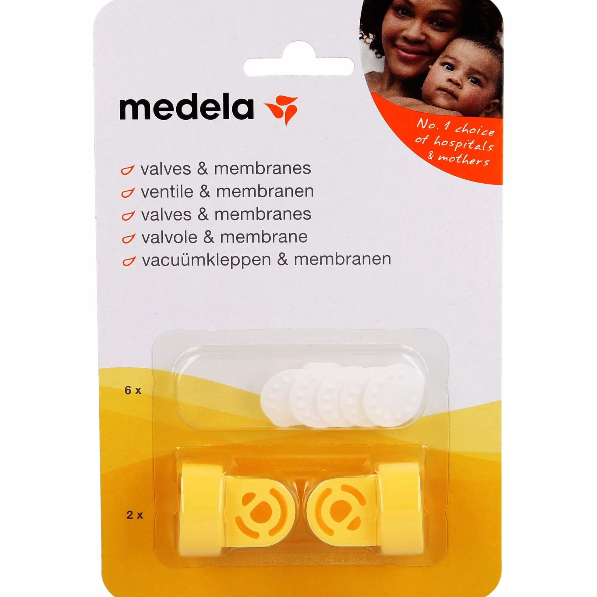 Medela Ventile & Membranen für Harmony, 1 Sztuka Akcesoria