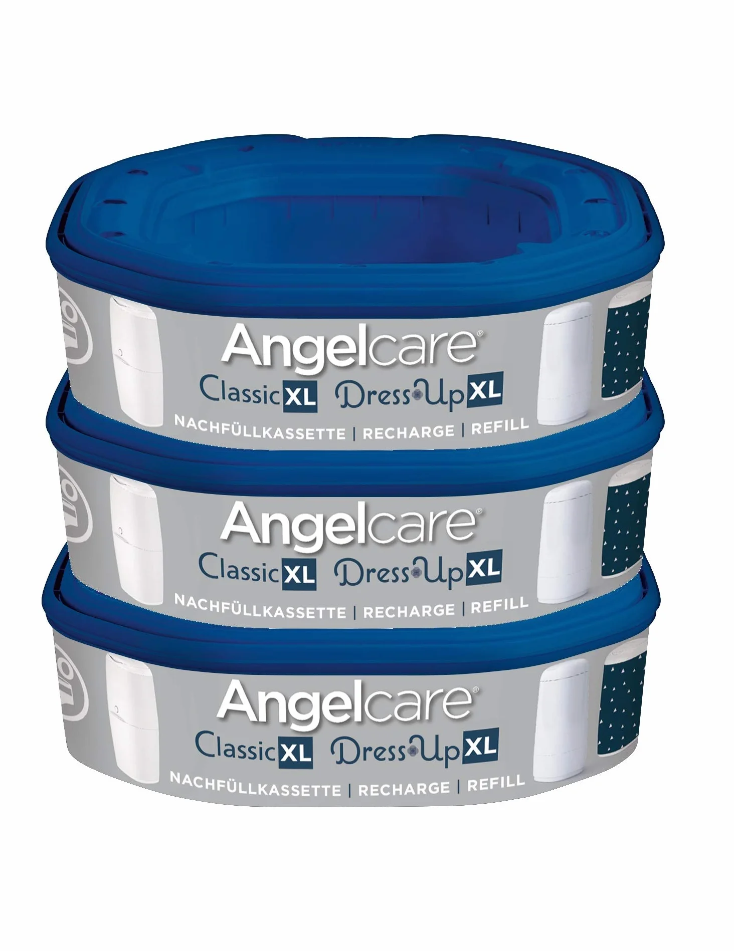 Angelcare 400301 Wkłady do Pojemników na Pieluchy, 3 Sztuki