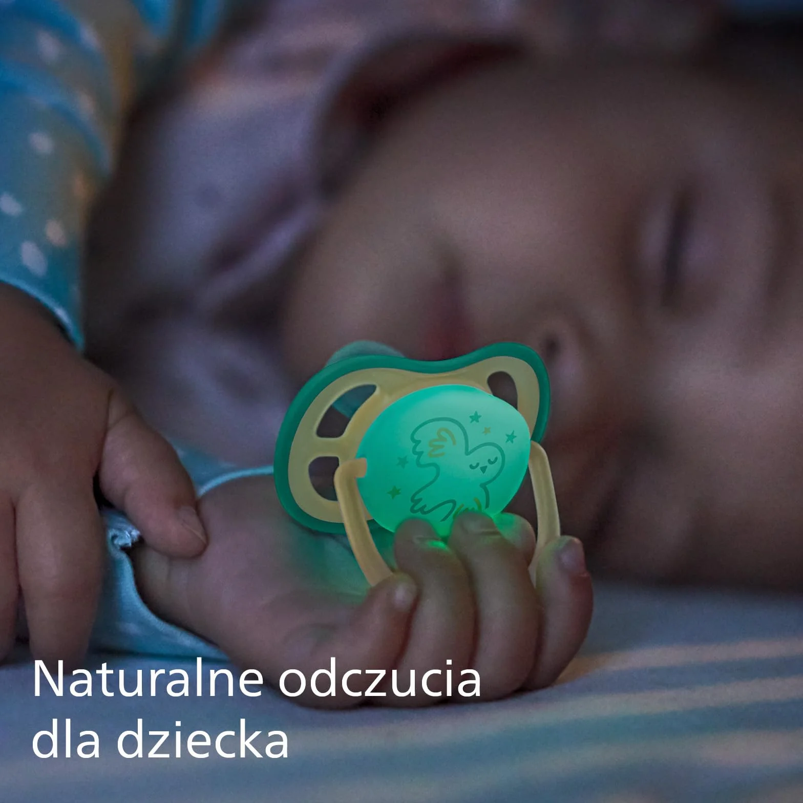 Philips Avent Smoczek Ultra Air SCF376/18 2x lekkie przepuszczające powietrze świecące w ciemności dla dzieci 0-6 miesięcy bez BPA z etui sterylizatorem