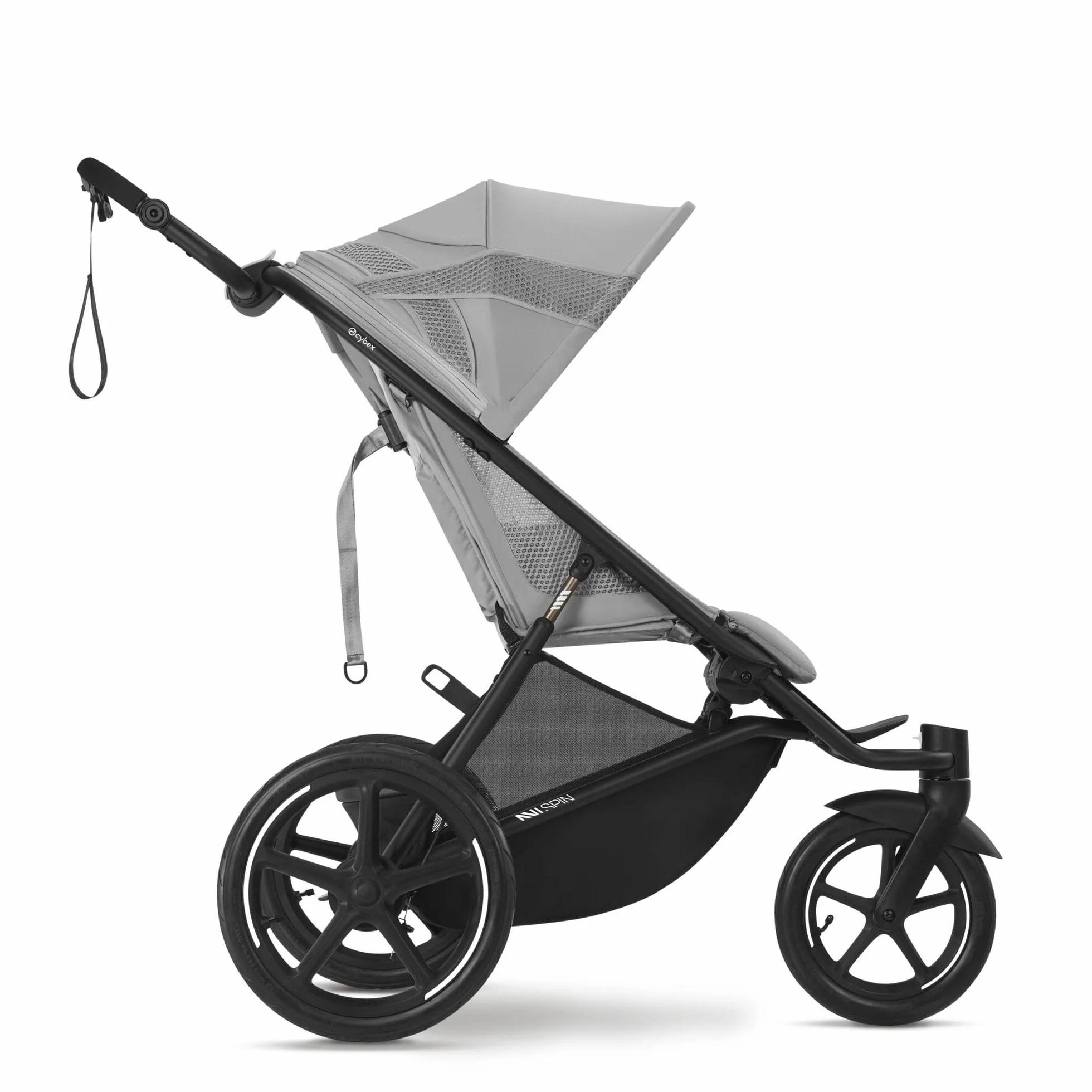 CYBEX Gold Wózek AVI SPIN, Od urodzenia do ok. 4 lat, Max. 111 cm i 22 kg, Miasto, Wózek terenowy i do biegania, Fog Grey
