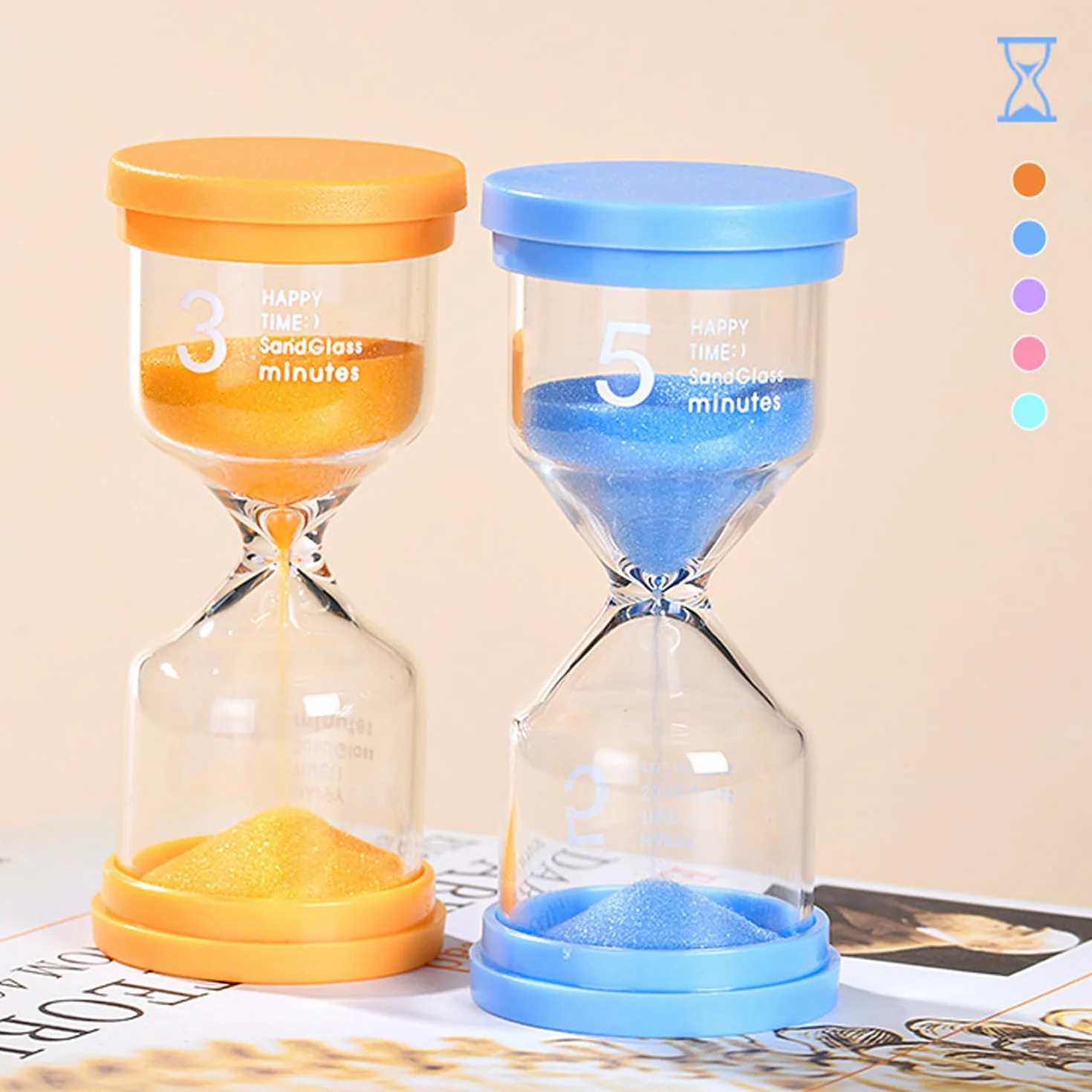 Klepsydra dla dzieci timer kuchenny 3 5 10 30 minut