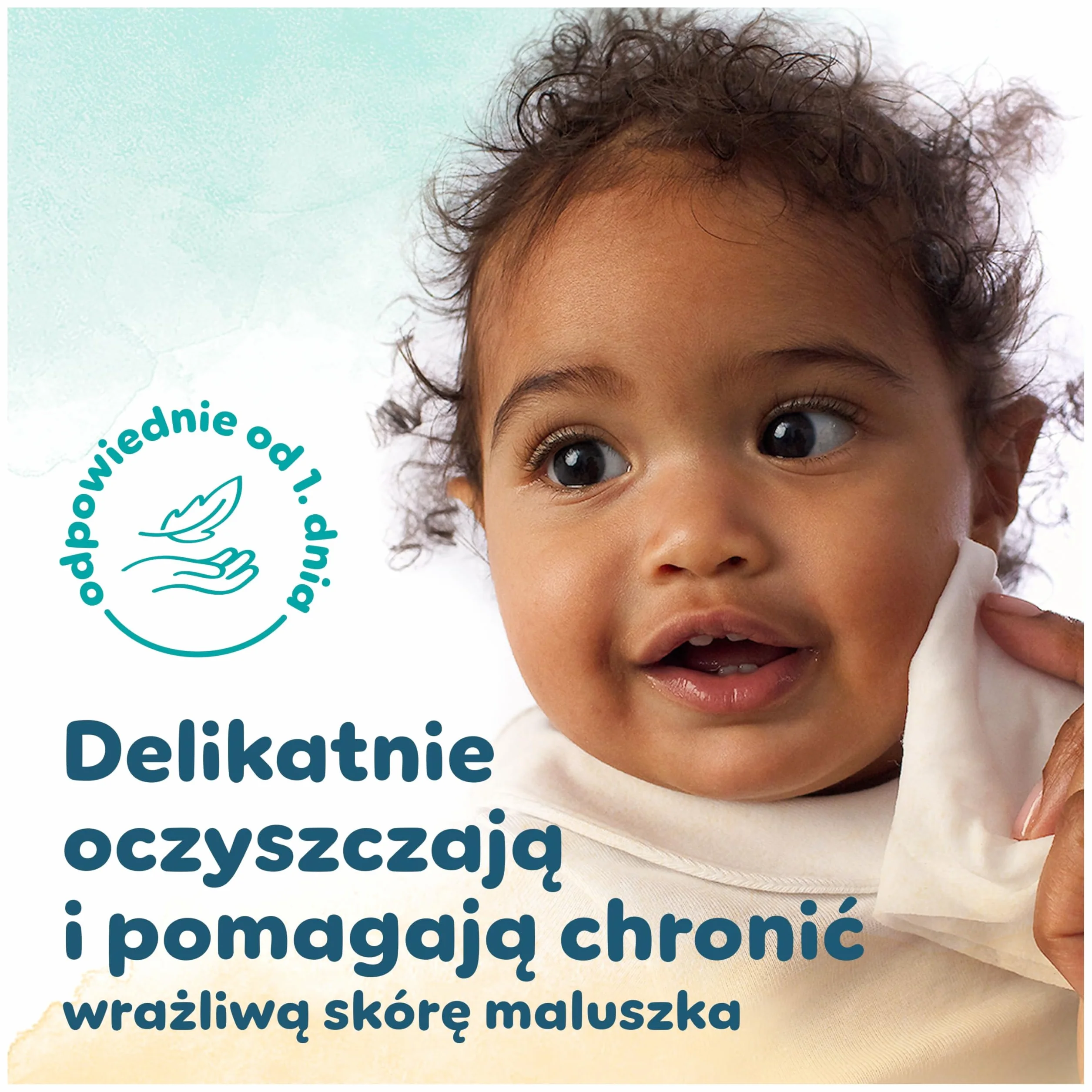 Pampers Harmonie Protect & Care Chusteczki nawilżane dla dzieci 18 opakowań = 792 chusteczek nawilżanych dla dzieci, pomagają zachować naturalne pH skóry