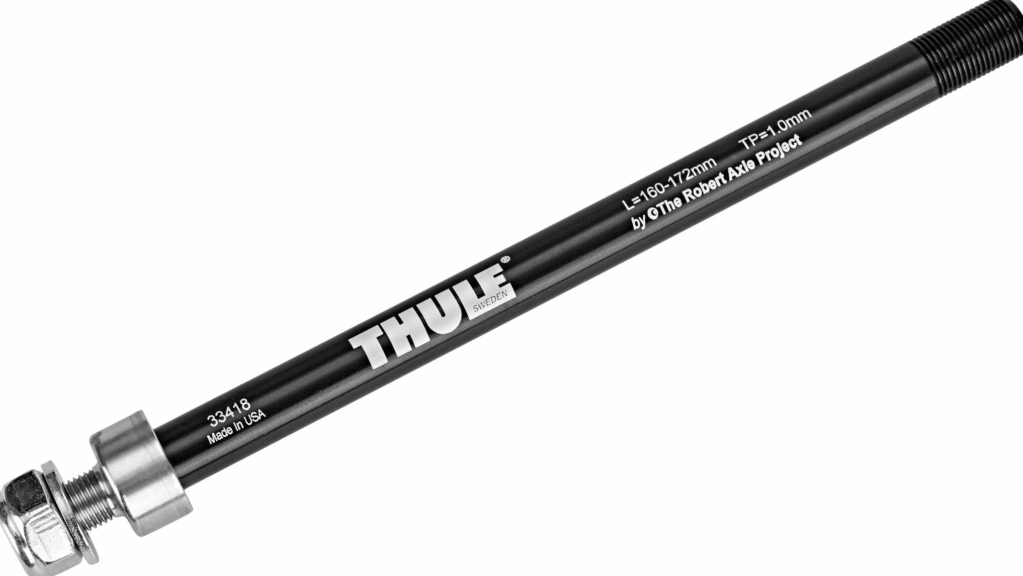 Thule Thru Axle Syntace M12 x 1,0 czarna 160-172 mm przyczepka rowerowa