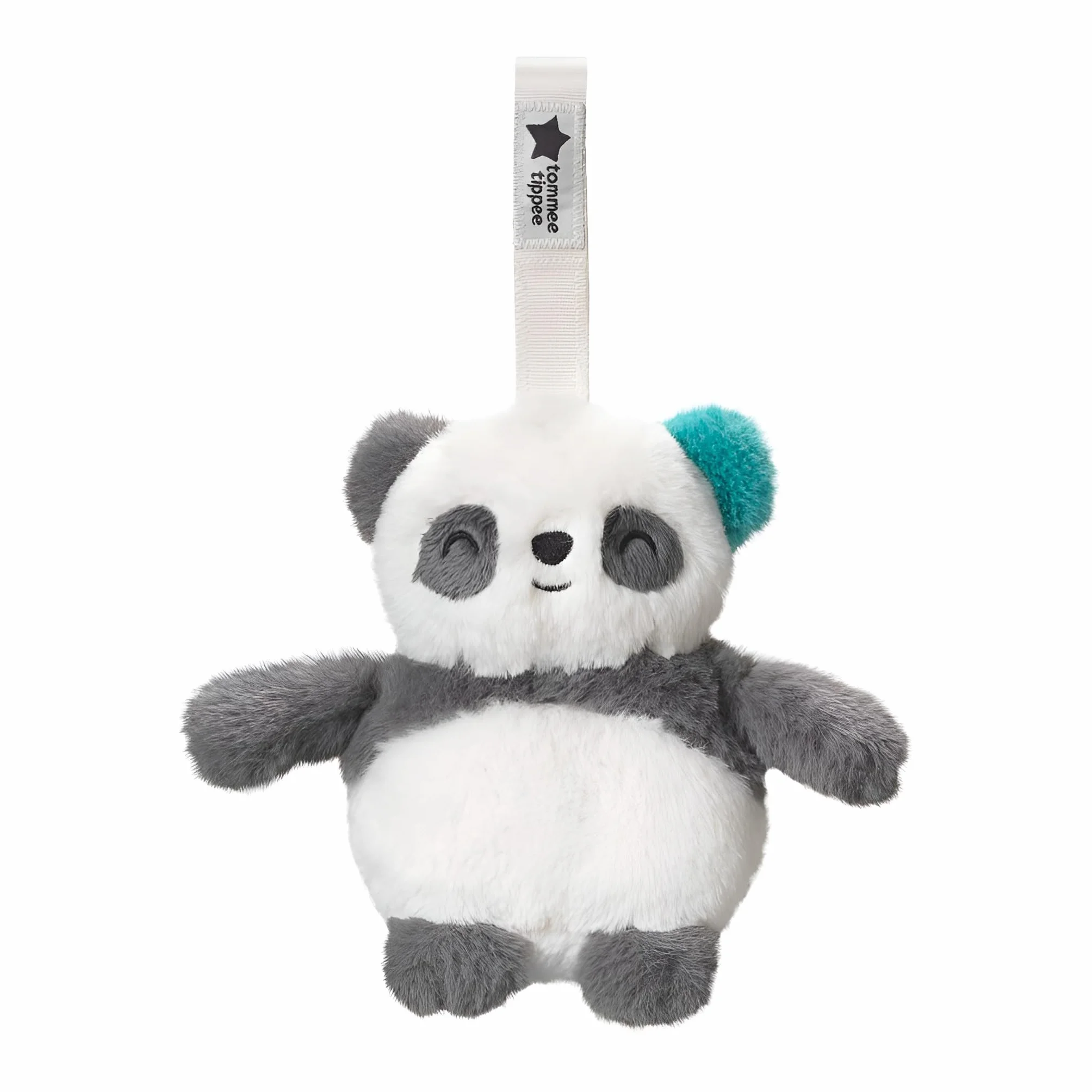 Tommee Tippee Mini podróżna pomoc w zasypianiu z białym szumem, CrySensor, ładowana przez USB i można prać w pralce, Pip The Panda