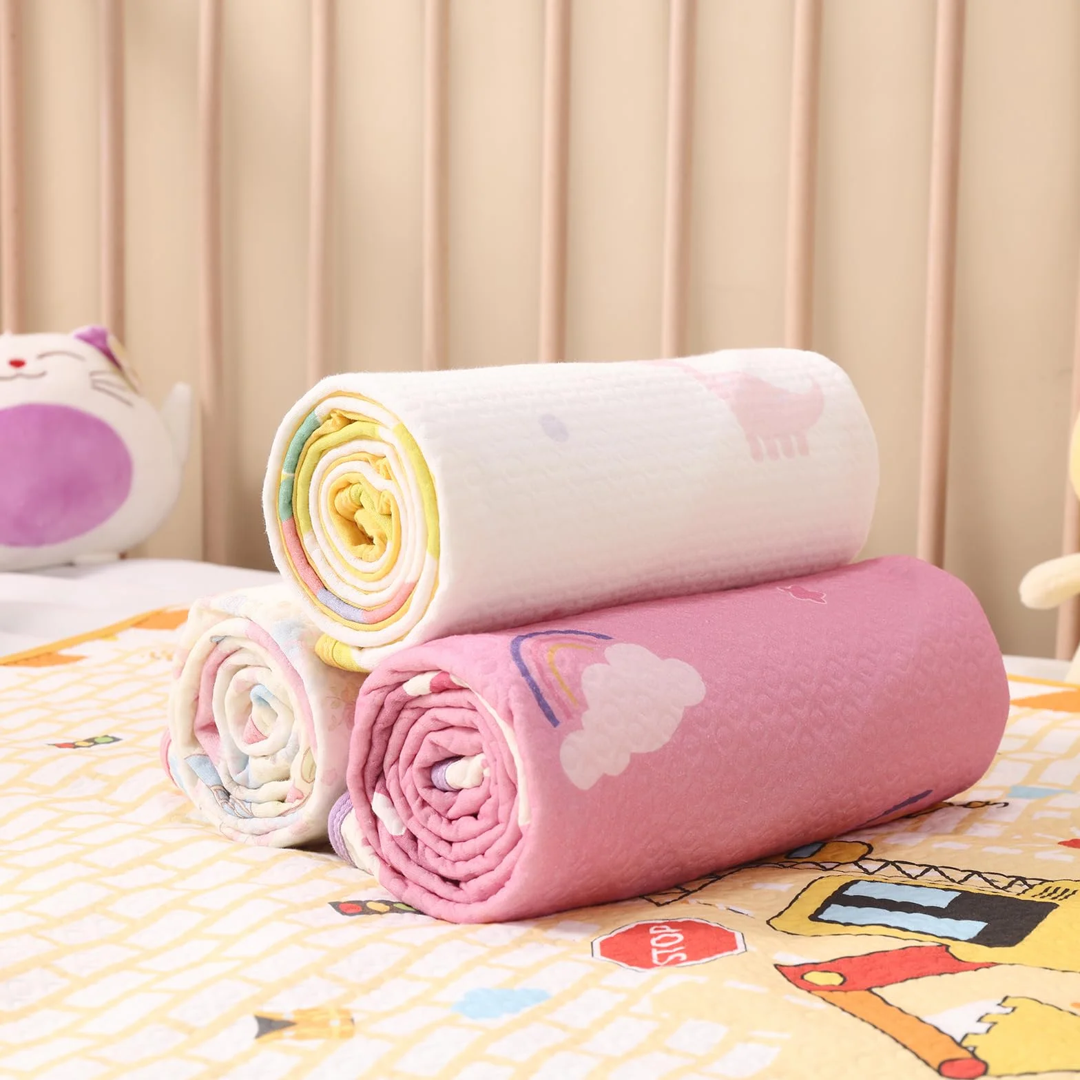 Landofgenie Wodoodporna Changing Pad 80 x 120 cm Zmywalna Wielokrotnego Użytku Oversized Adult Changing Pad