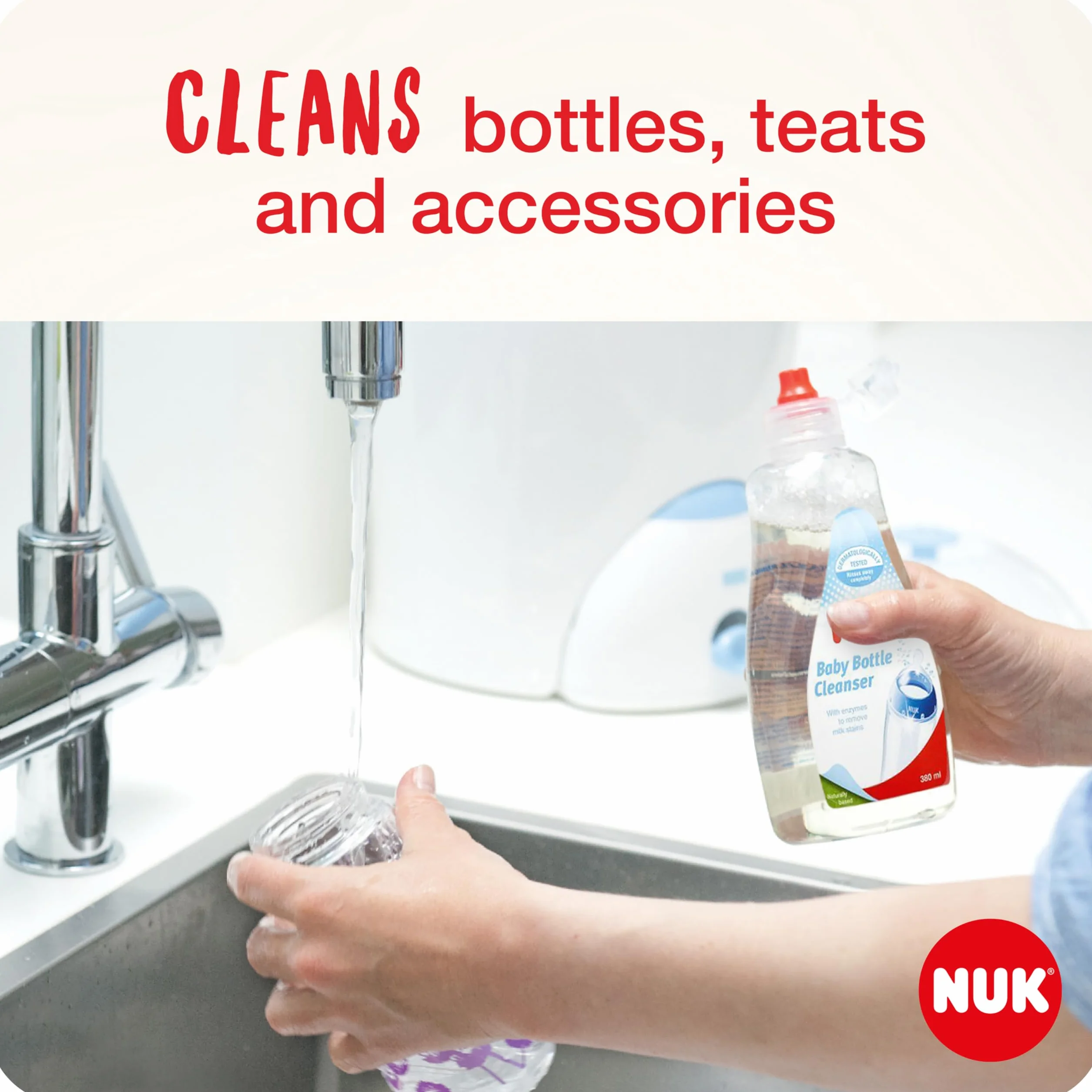Nuk Środek do Mycia Butelek 3 x 500 ml