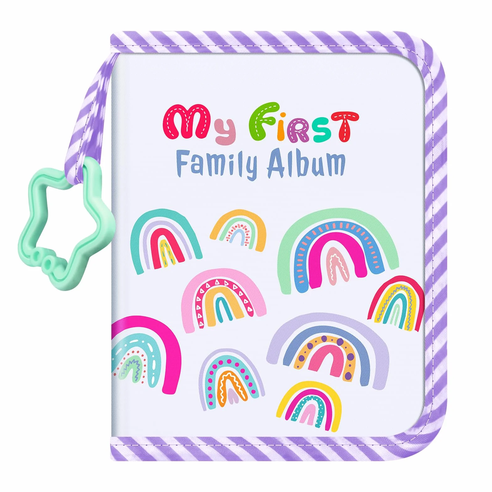 Fintie Album fotograficzny dla niemowląt 4x6 cali 18 zdjęć miękka okładka