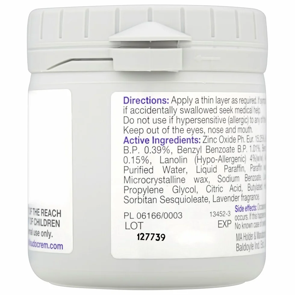 Sudocrem Krem Leczniczy Antyseptyczny Przeciwko Podrażnieniom Związanym Z Płócienkami, Egzemie I Rankom Leżakowych - 400G od Sudocrem