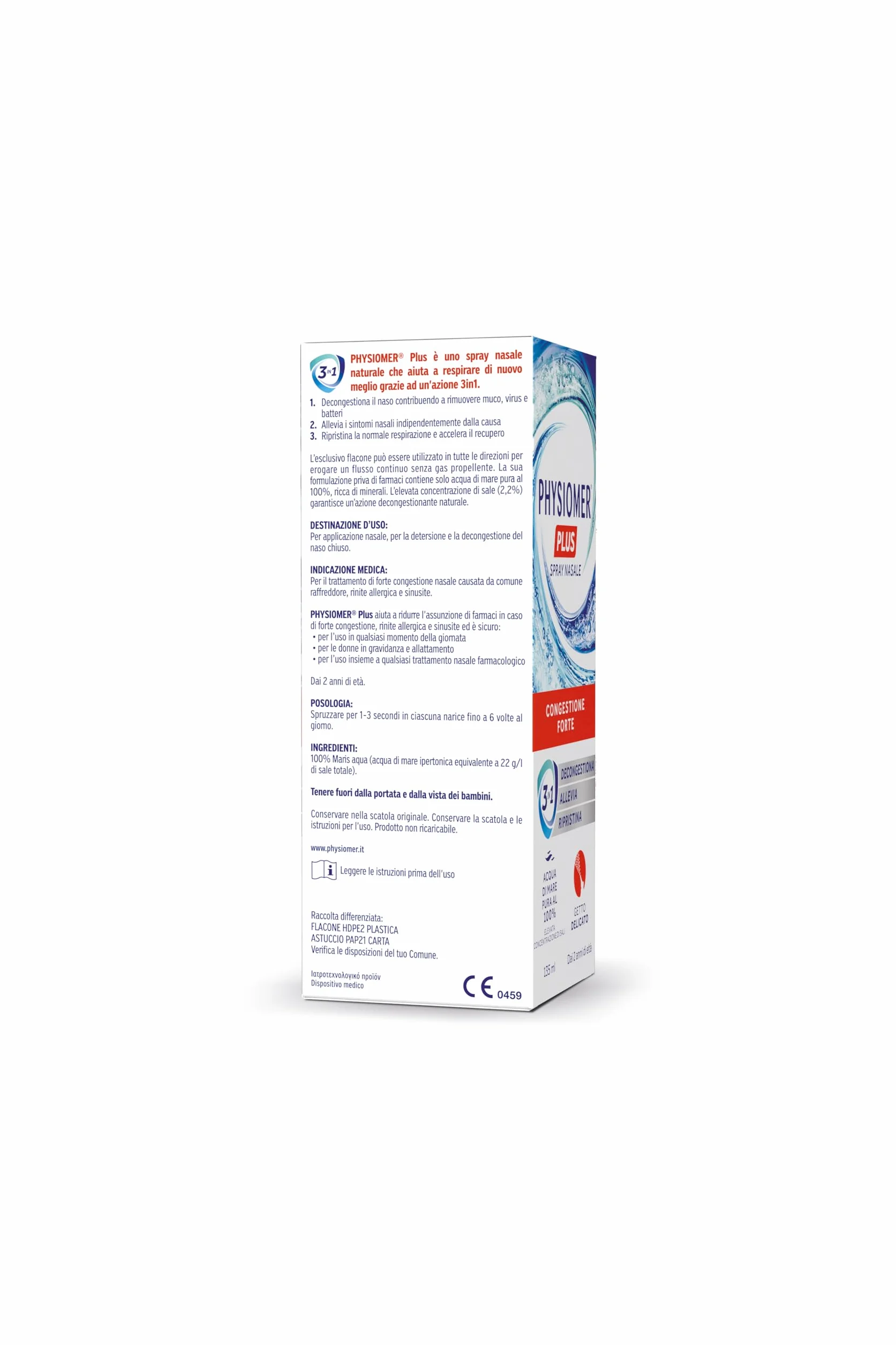 Physiomer Csr Spray do nosa Ipertonico 135 ml
