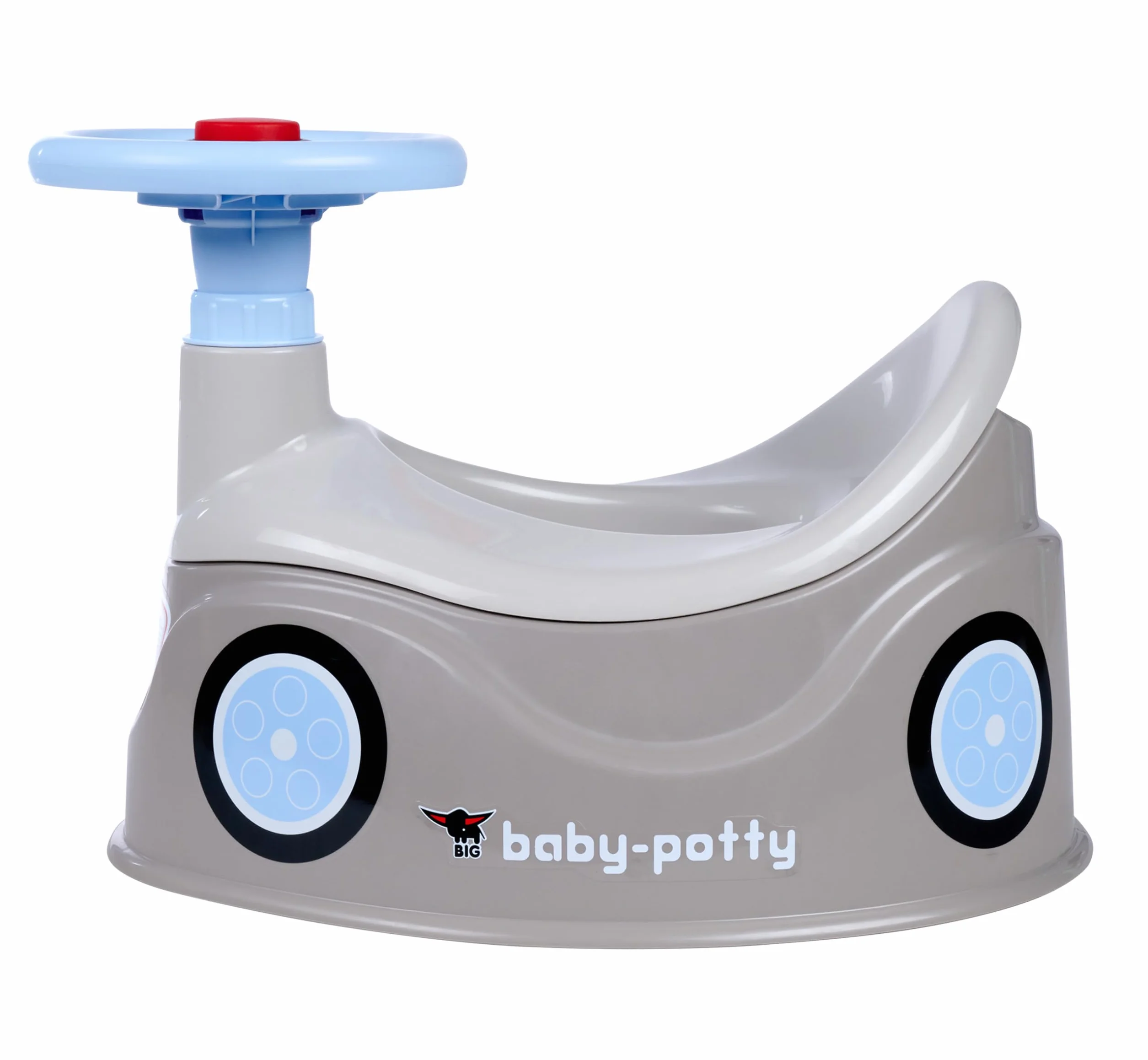 BIG Baby Potty nocnik do nauki Big Bobby Car ze zdejmowaną kierownicą, dla dzieci od 18 miesięcy