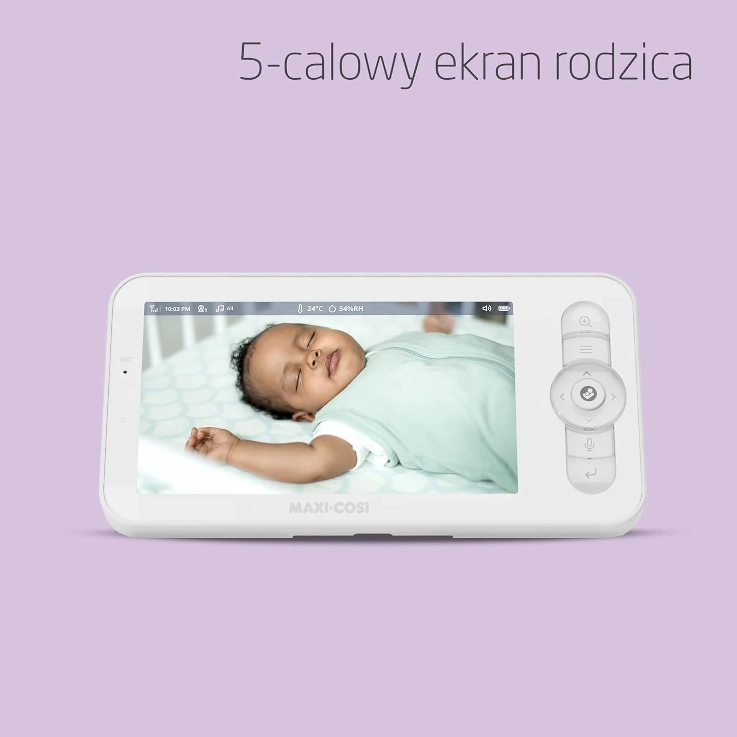 Maxi-Cosi See Pro Kamerka 2K UHD z aplikacją, tłumacz płaczu, autowykrywanie ruchu, ekran 5"