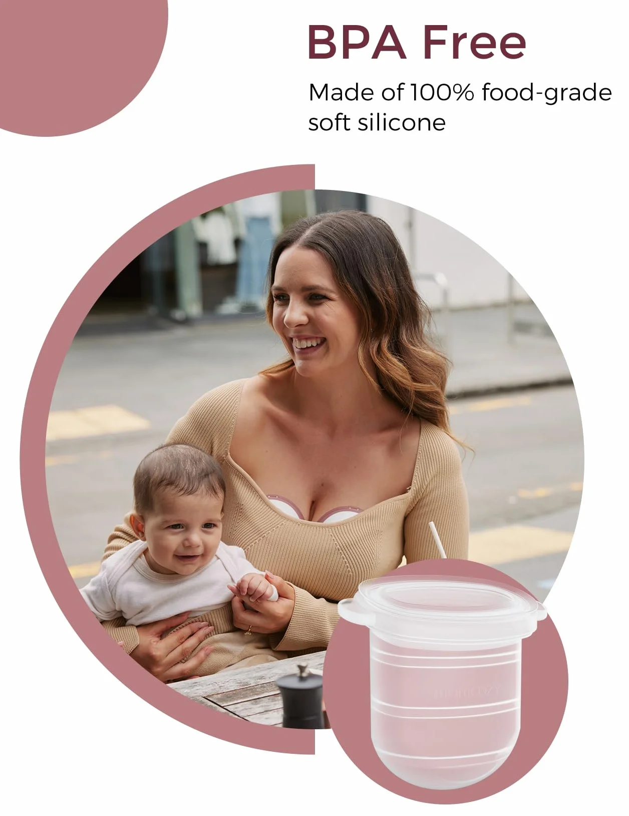 Momcozy Styl mobilny | Membrana M6, oryginalny styl mobilny | akcesoria zamienne do laktatora M6, 2 szt