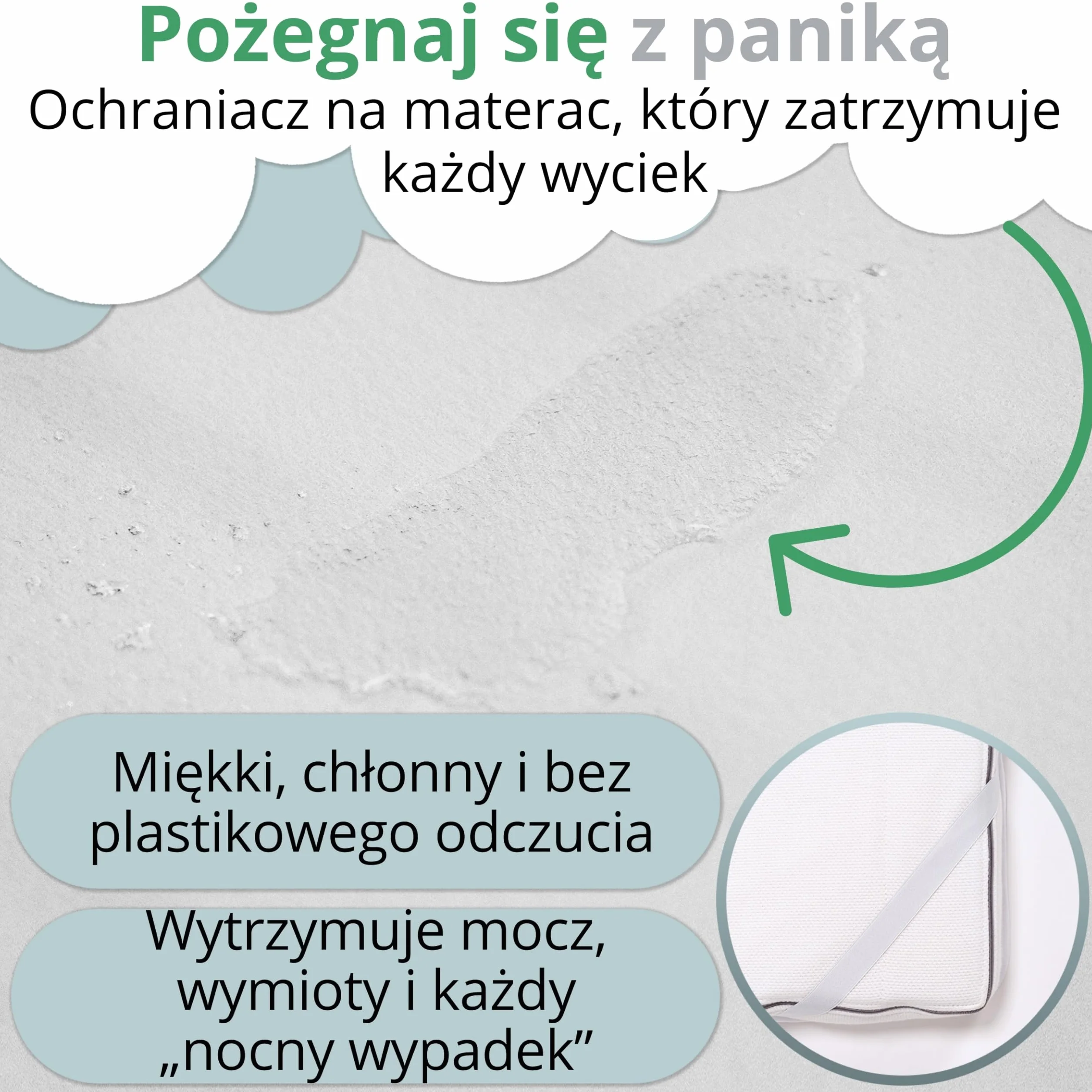 Zestaw Prześcieradeł Łóżeczko Niemowlęce 60x120 / 60x125. 2 Prześcieradła z Gumką z Bawełny Jersey + 1 Wodoodporny Ochraniacz na Materac Frotte. OekoTex. Wzór Beżowy 125x60 / 120x60