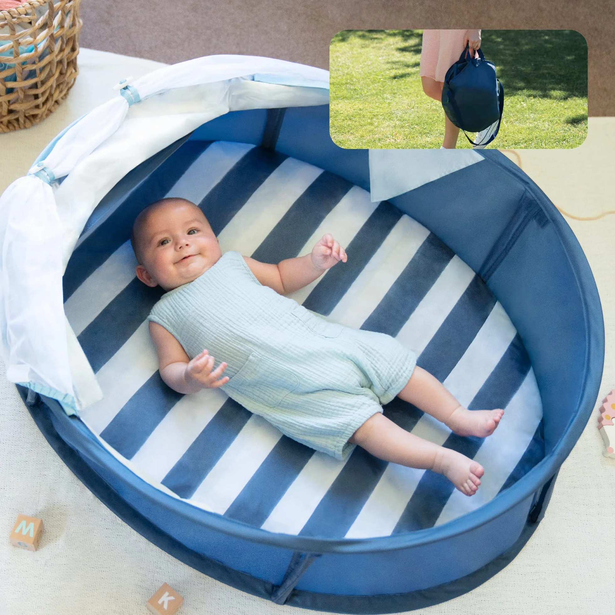 Babymoov Babyni Plac zabaw Anti-UV FPS 50+ Sailor