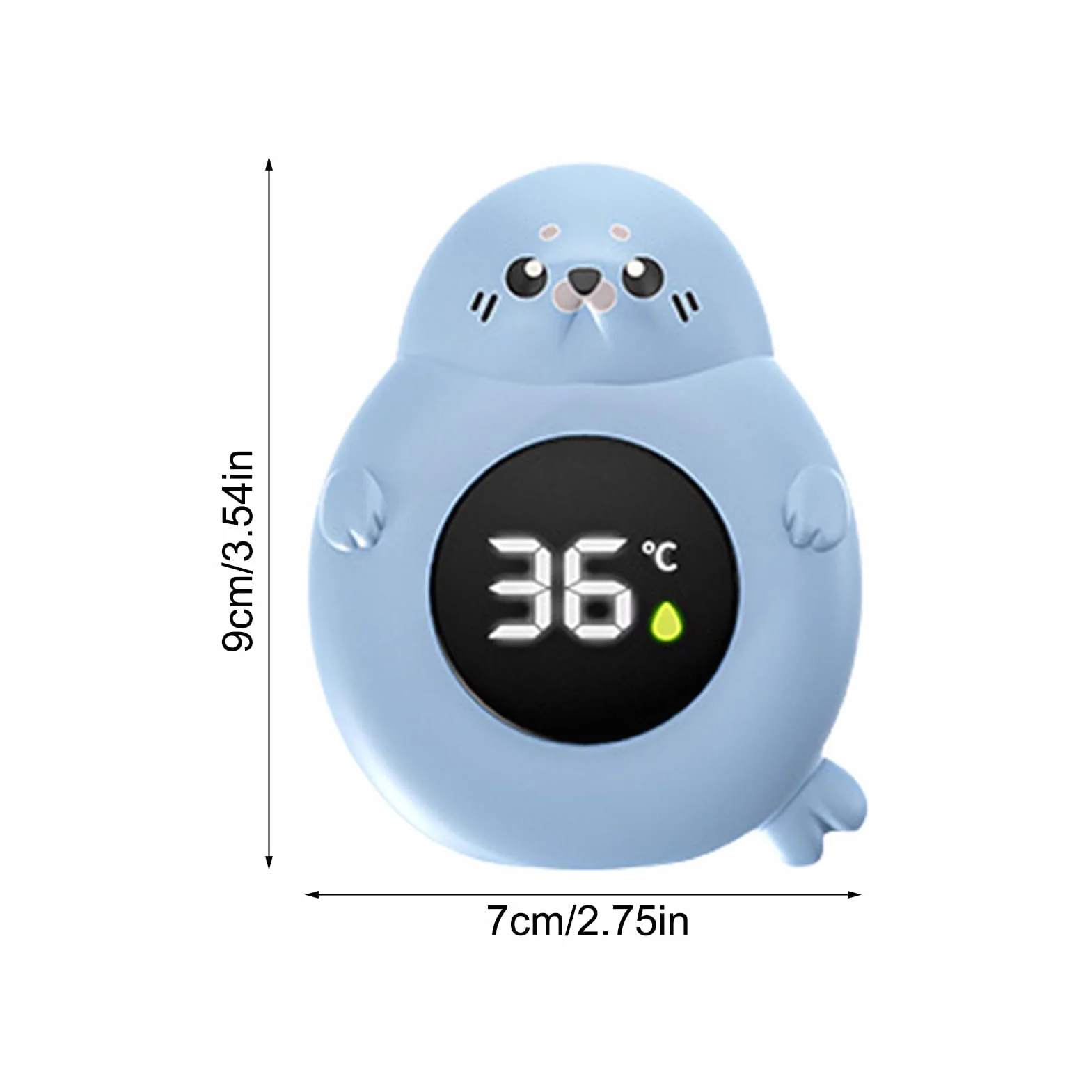 Termometr do kąpieli dla niemowląt - z wyświetlaczem LED, wodoodporny i precyzyjny pomiar temperatury, cyfrowy termometr do kąpieli, uroczy kreskówkowy termometr do kąpieli dla dzieci i basenu