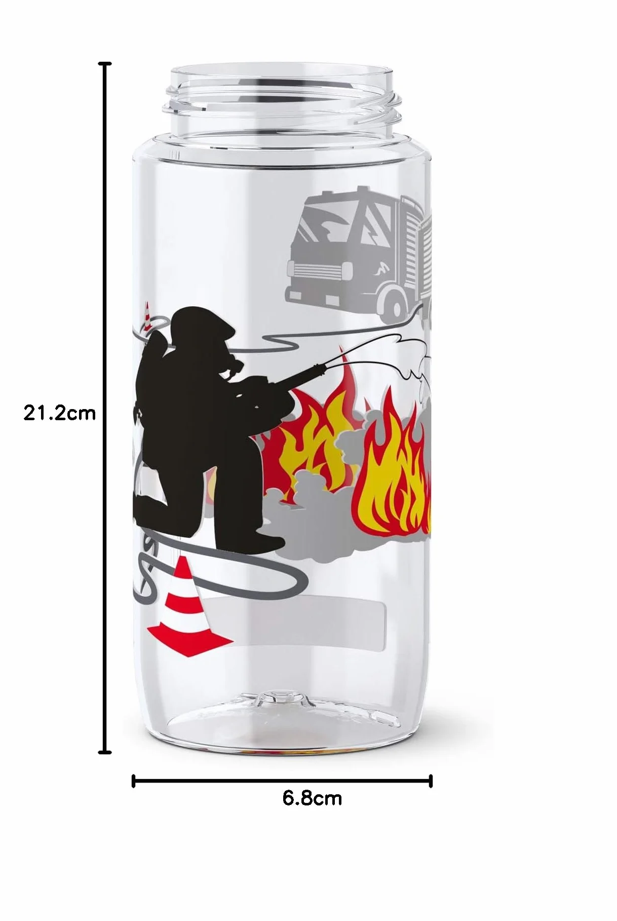 Emsa Drink2Go Tritan butelka na napoje 0,5 l zamknięcie dla dzieci szczelna BPA Free