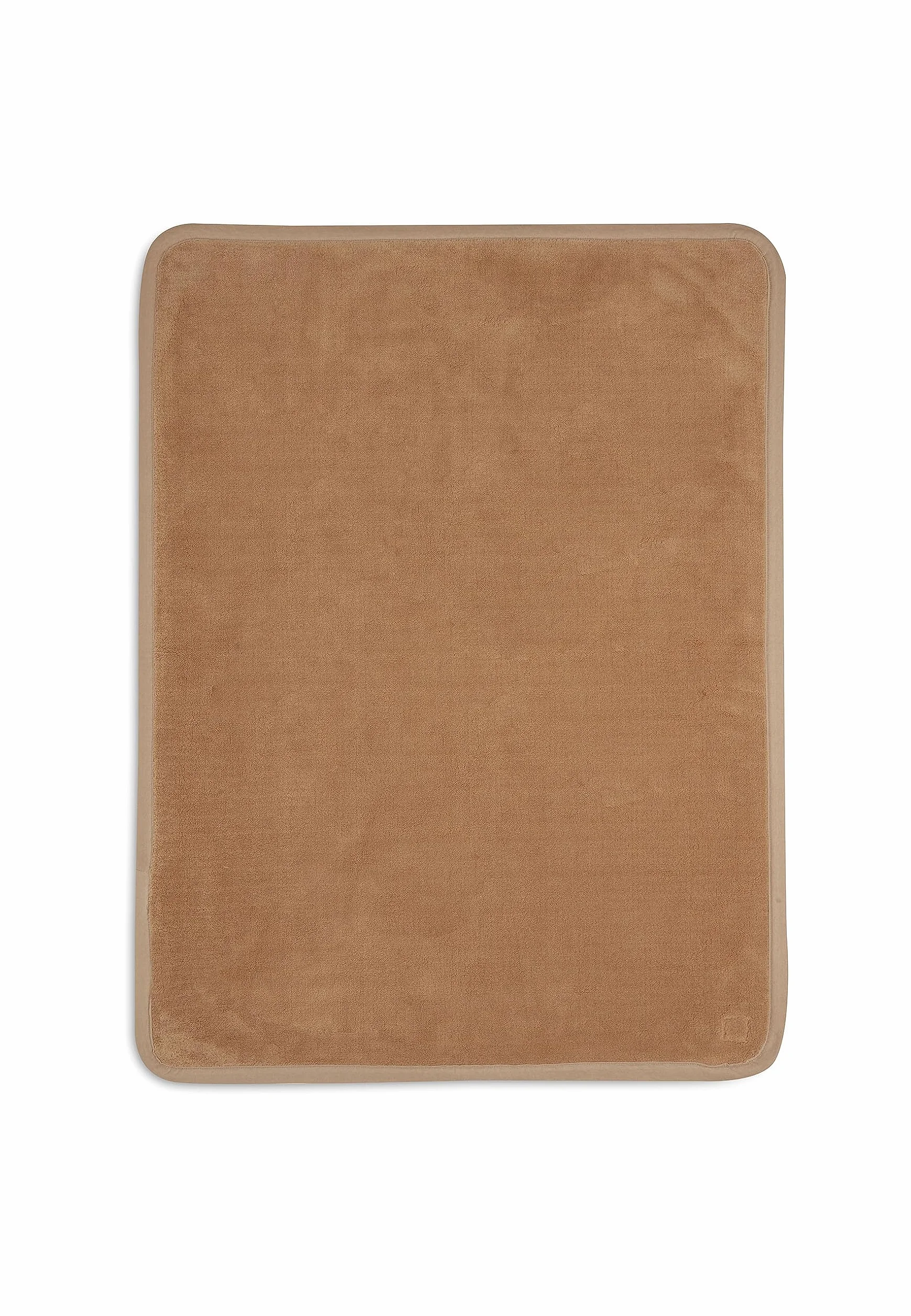 Jollein 513-511-66095 Kocyk dziecięcy z pluszowym futerkiem, biały (75 x 100 cm)