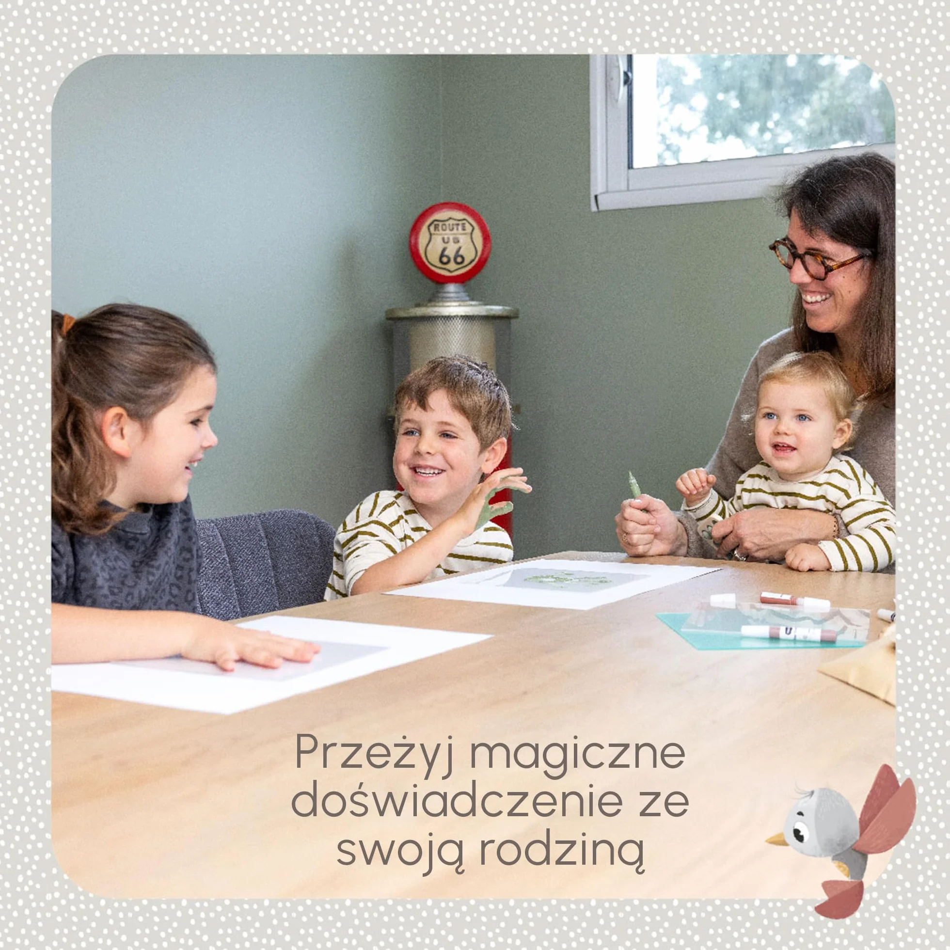 Tiny Love Family Prints, rodzinny zestaw odcisków palców, spersonalizowany prezent dla niemowląt, testowany dermatologicznie, nowy prezent dla niemowląt, baby shower, zestaw wszystko w jednym, 0+