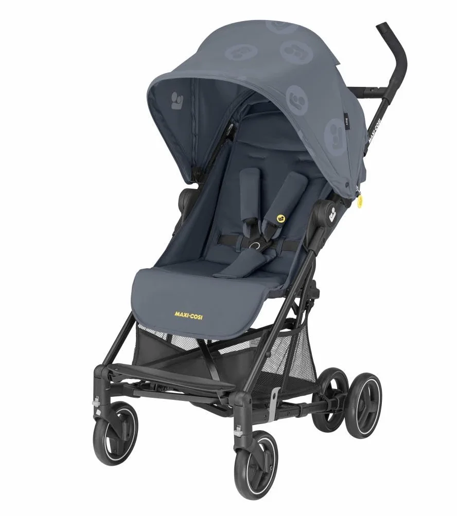 Maxi-Cosi Mara Buggy, bardzo lekki i kompaktowy wózek dziecięcy z 3 pozycjami leżenia, odpowiedni od urodzenia do ok. 4 lat (maks. 22 kg), Brave Graphite