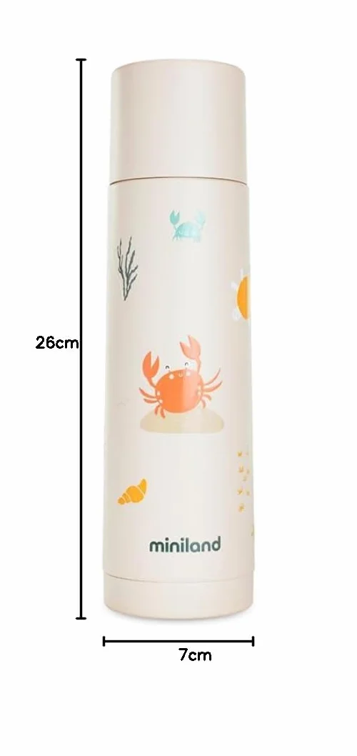Butelka do picia dla niemowląt ze stali nierdzewnej 500 ml Miniland