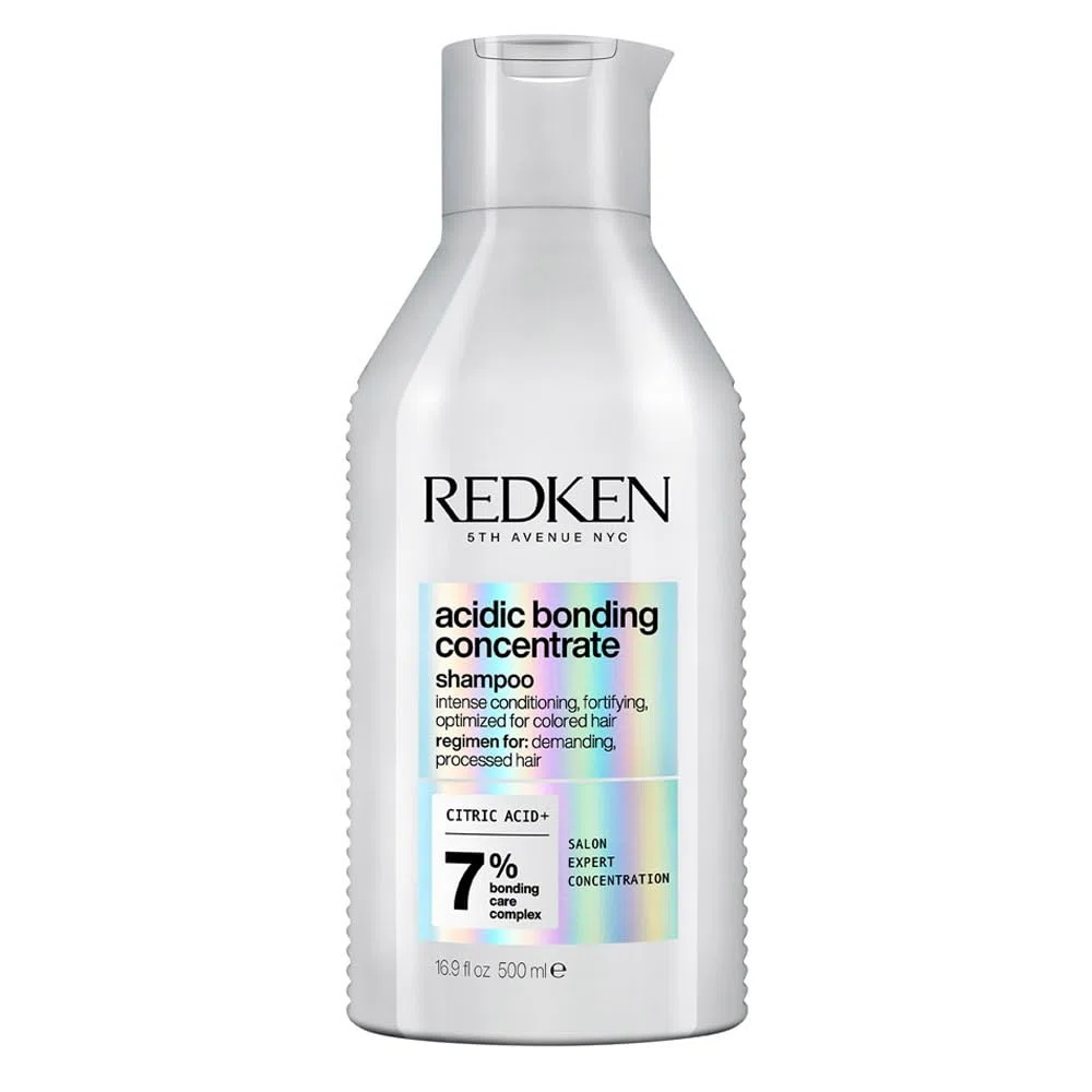 Redken Pielęgnujący szampon do włosów z intensywną ochroną przed utratą koloru, skoncentrowana formuła All-In-One, szampon Acidic Bonding Concentrate, 1 x 500 ml