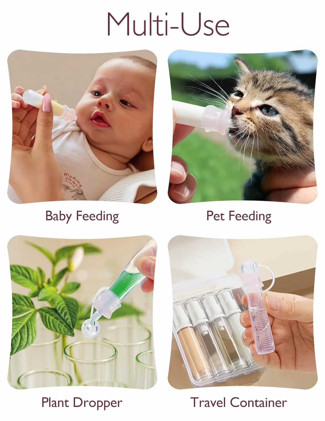 Momcozy Zbieracz Kolostrumu Wielokrotnego Użytku, Przenośny Pojemnik na Kolostrum 5ml 2szt, Wolny od BPA