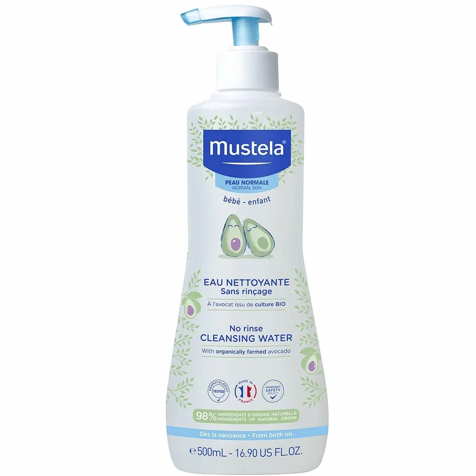 Mustela Baby Physiobébé Płyn do czyszczenia bez spłukiwania Butelka z pompką 500 ml