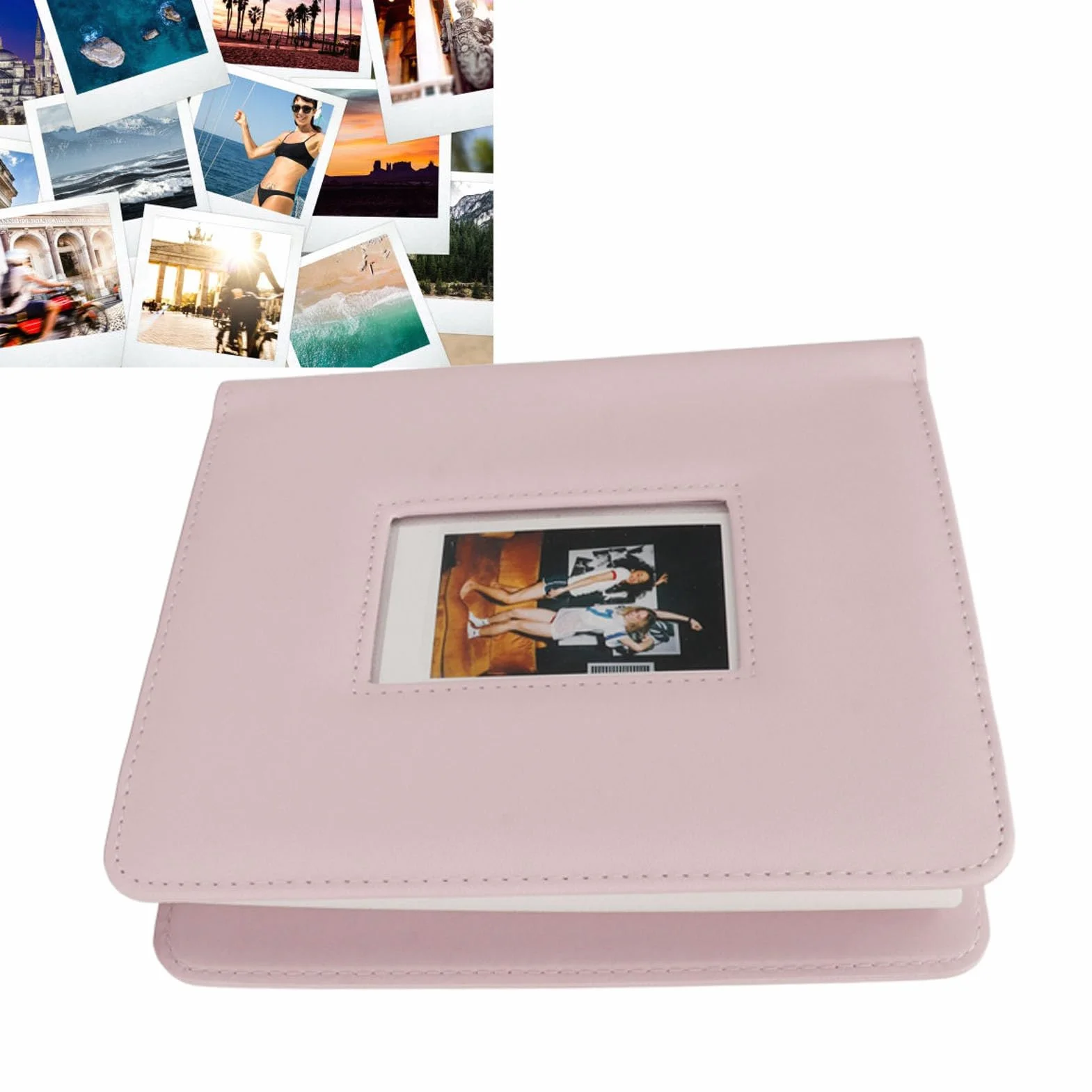 Album na 288 zdjęć do Aparatu Mini, Skórzana Okładka, Książka Albumu na Zdjęcia 2x3 do Aparatu Mini 11 12 9 do Aparatu Natychmiastowego, do Filmu Natychmiastowego
