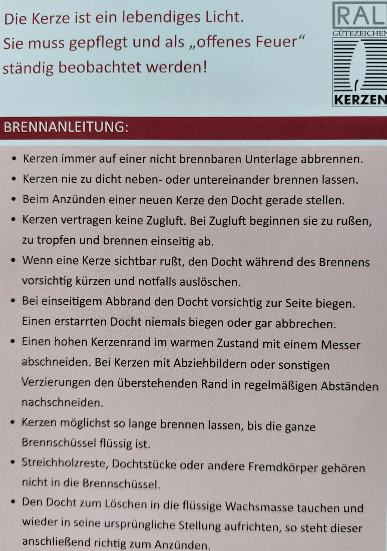 Świeca do chrztu komunijna 250/70 mm VT-11 bezzapachowa