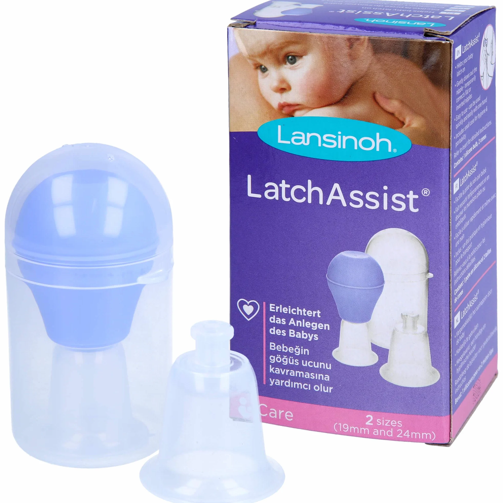 Lansinoh Latch Assist Everter - gładki modelarz sutków - ułatwia przyczepność dziecka