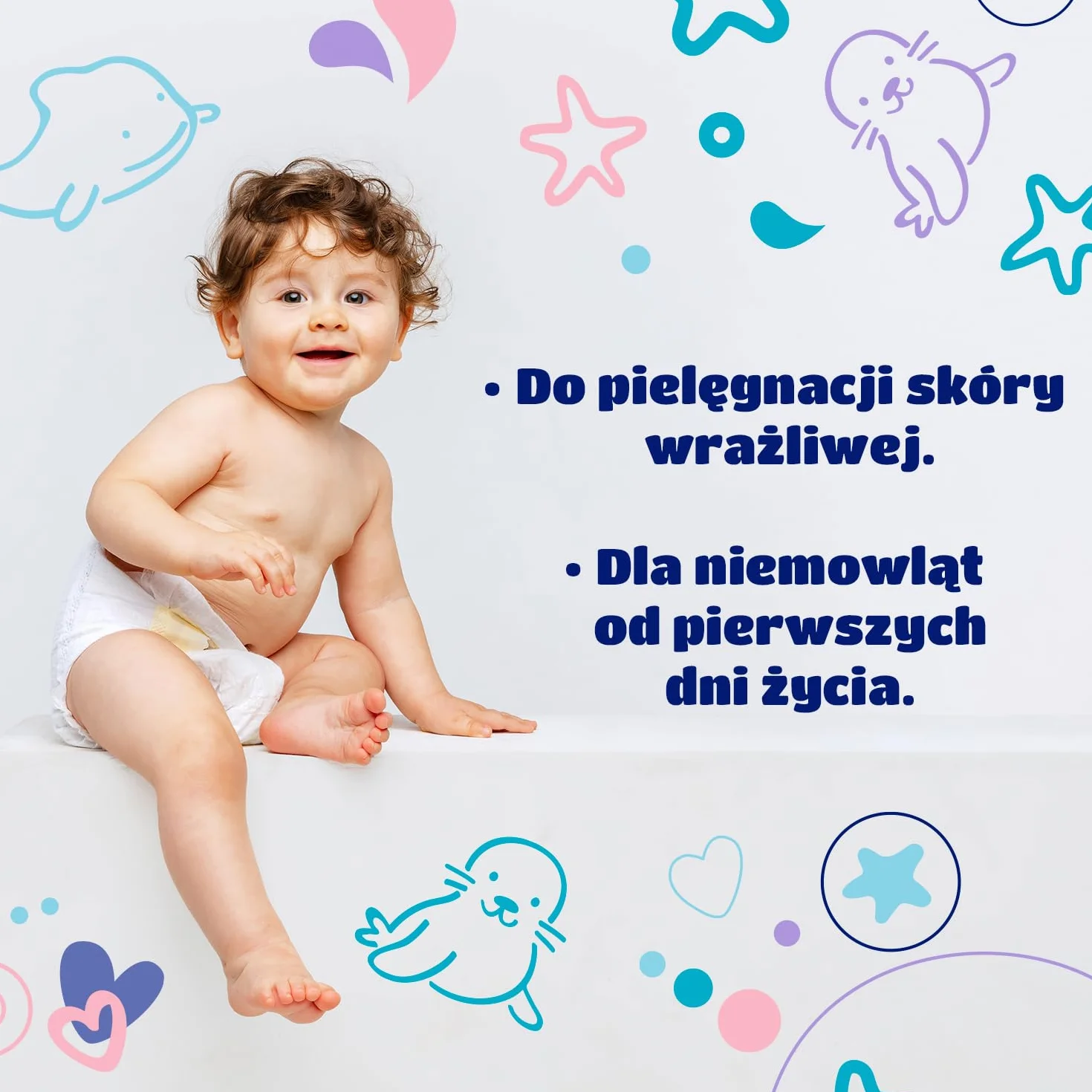 Kindii Pure Baby Pads – 100% bawełna – duże kwadratowe podkładki do skóry wrażliwej – zastępują wilgotne chusteczki – miękkie – miękkie krawędzie – nie strzępią się – 20 x 60 sztuk.