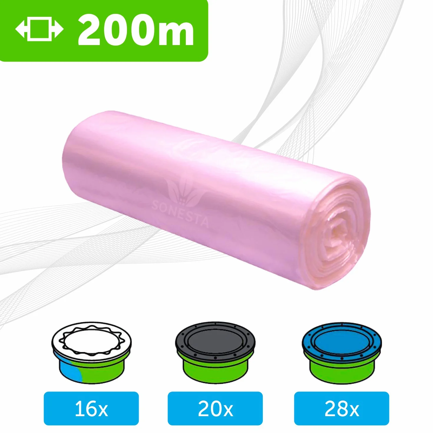 Tommee Tippee TEC Simplee Twist & Click ECO folia uzupełniająca 200 m do pieluszek