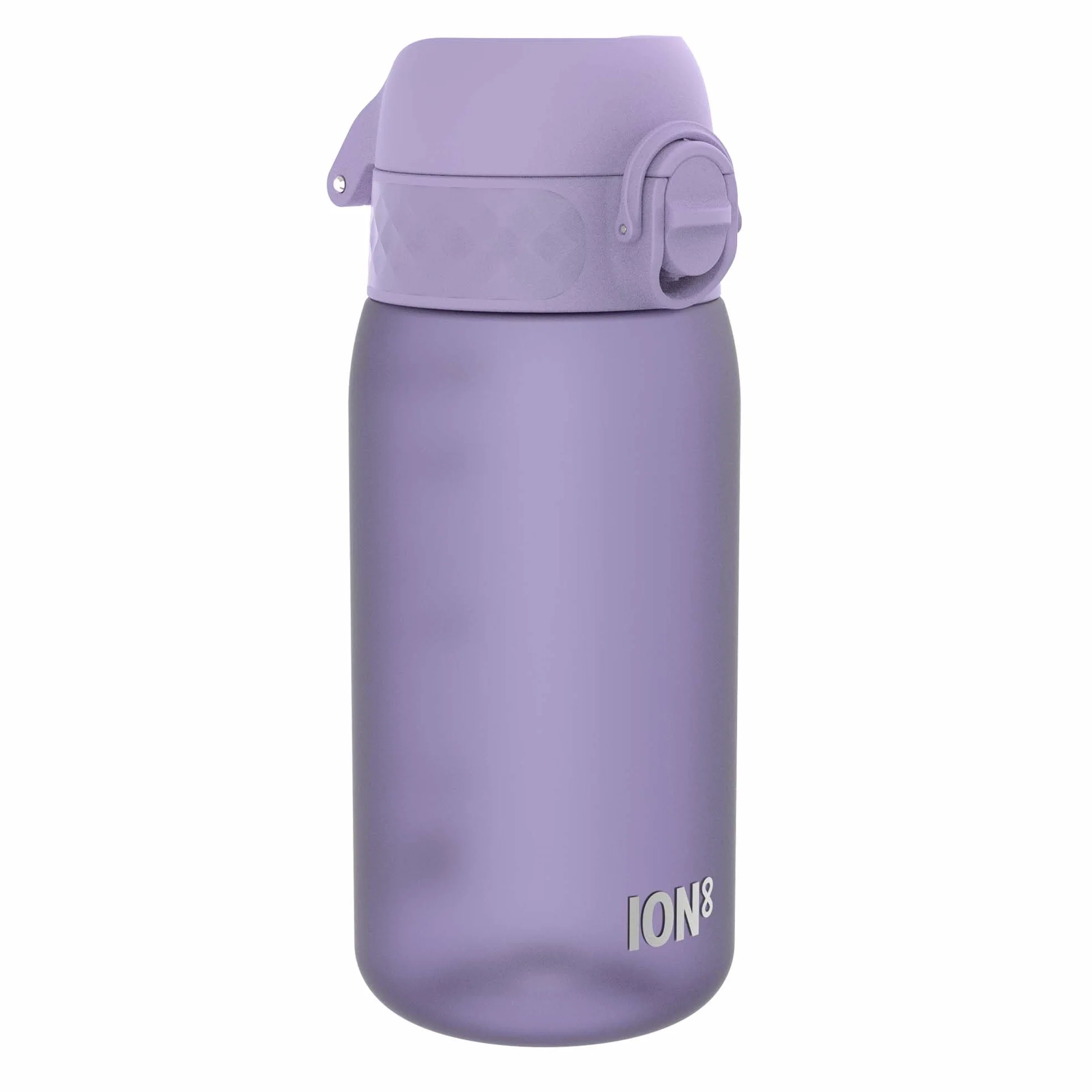 ION8 Butelka dla Dzieci, 350 ml/12 oz, Szczelna, Łatwa do Otwarcia, Bezpieczny Zamek, Można Myć w Zmywarce, Bez BPA, Uchwyt do Przenoszenia, Łatwa do Czyszczenia, Bezwonny, Jasnofioletowy
