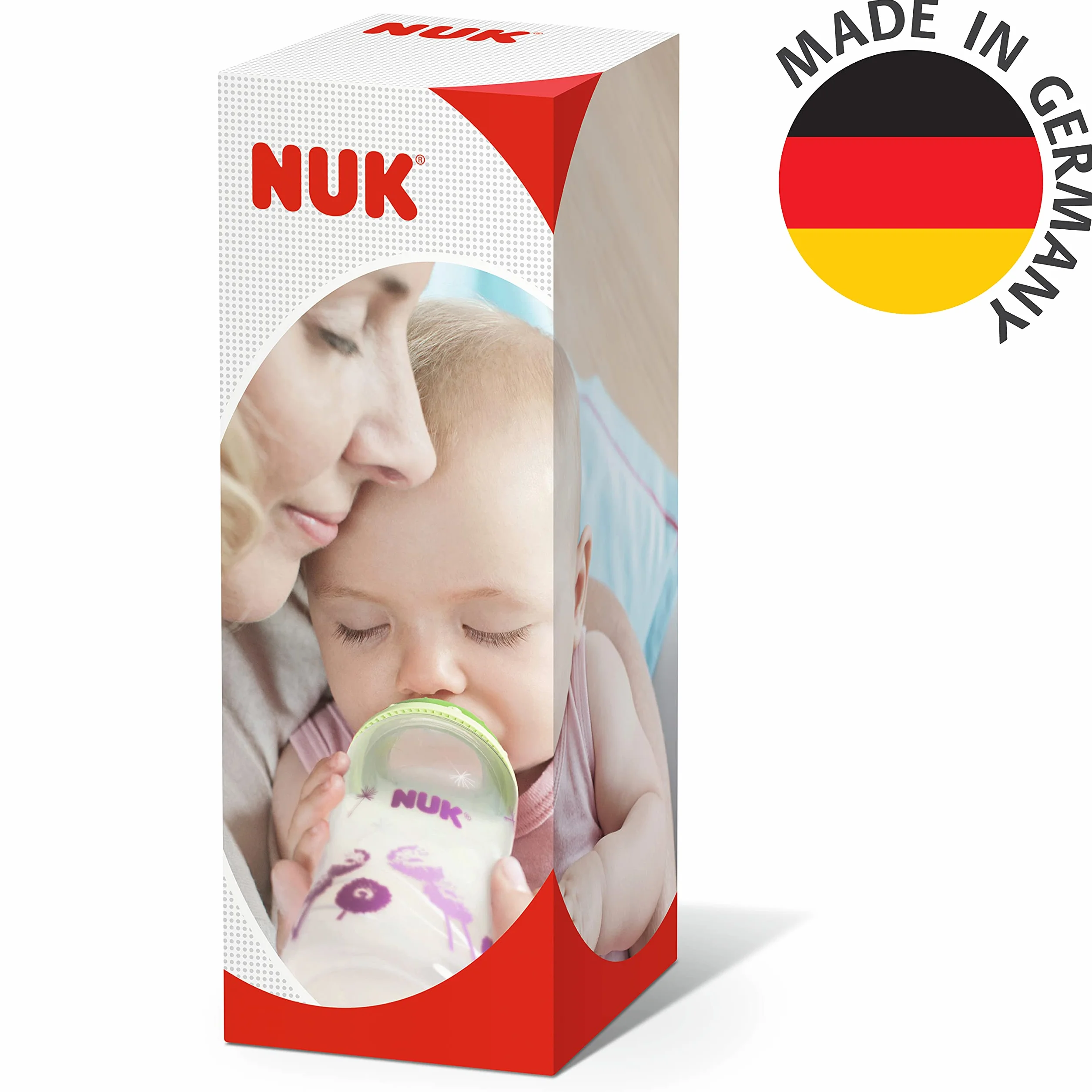 NUK Junior Cup butelka do picia z efektem kameleona | 18+ miesięcy | ze zmianą koloru | szczelny kubek do nauki picia z przyssawką Push-Pull | klips i nasadka ochronna | nie zawiera BPA | 300 ml |