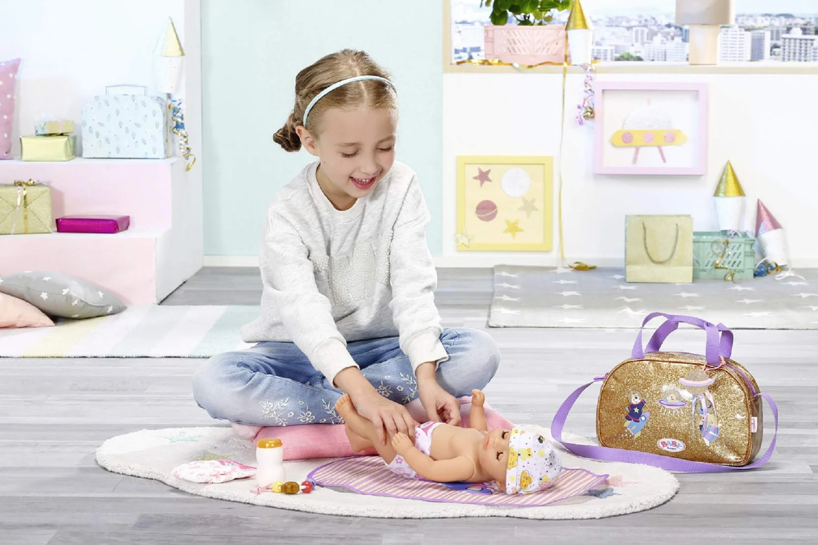 BABY born 515 831106 torba do przewijania Happy Birthday