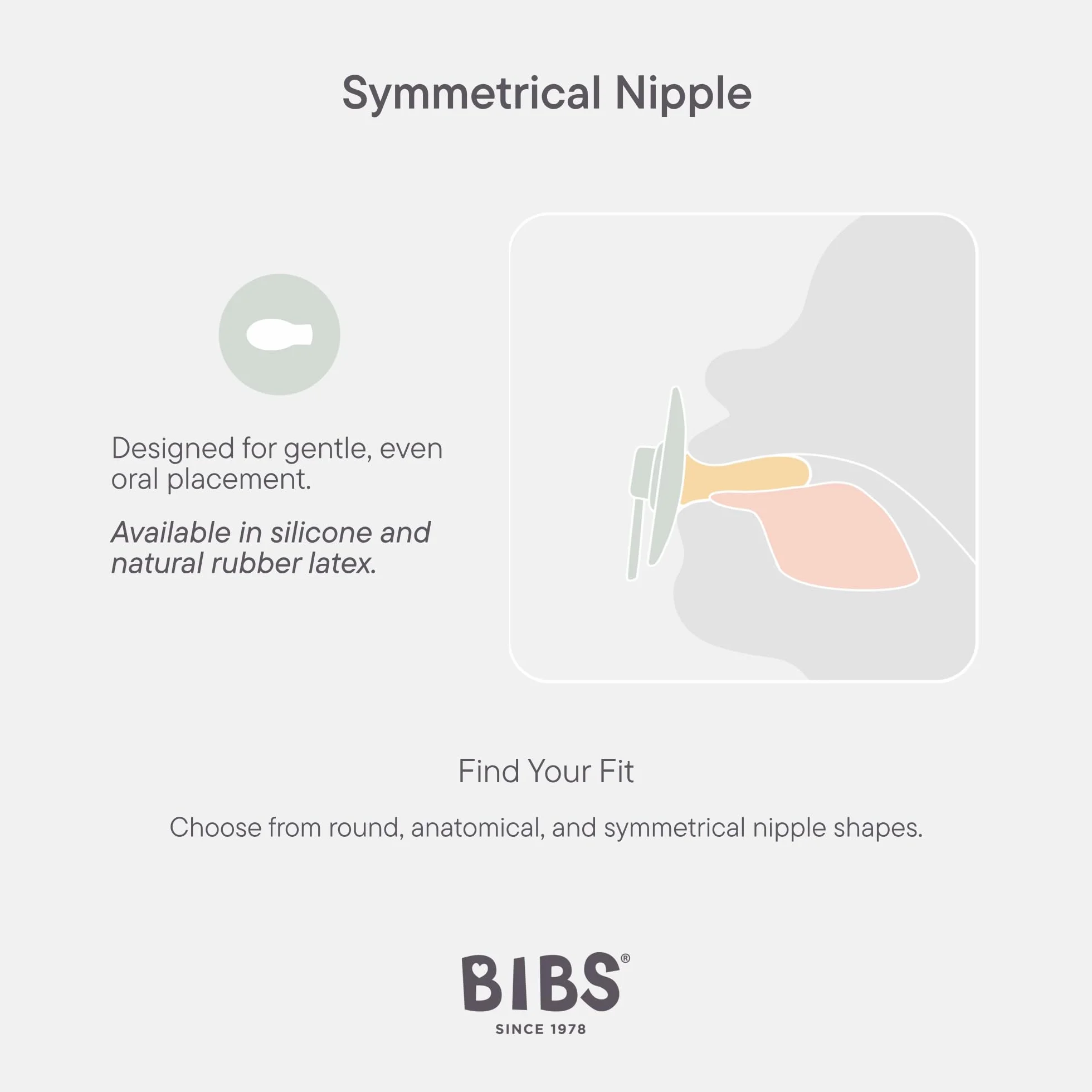 Smoczek BIBS z serii Colour, 2-pak, nie zawiera BPA, Symetryczny kształt gumowej główki. Lateks z kauczuku naturalnego, Wyprodukowano w Danii/EU, Rozmiar 1 (0-6 miesięcy), Island Sea/Forest Lake