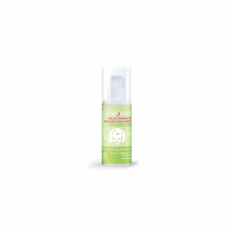 Calmosine - Łagodzi dziąsła - Dziecko - Z organicznymi ekstraktami roślinnymi - Butelka 15ml - Wyprodukowano we Francji
