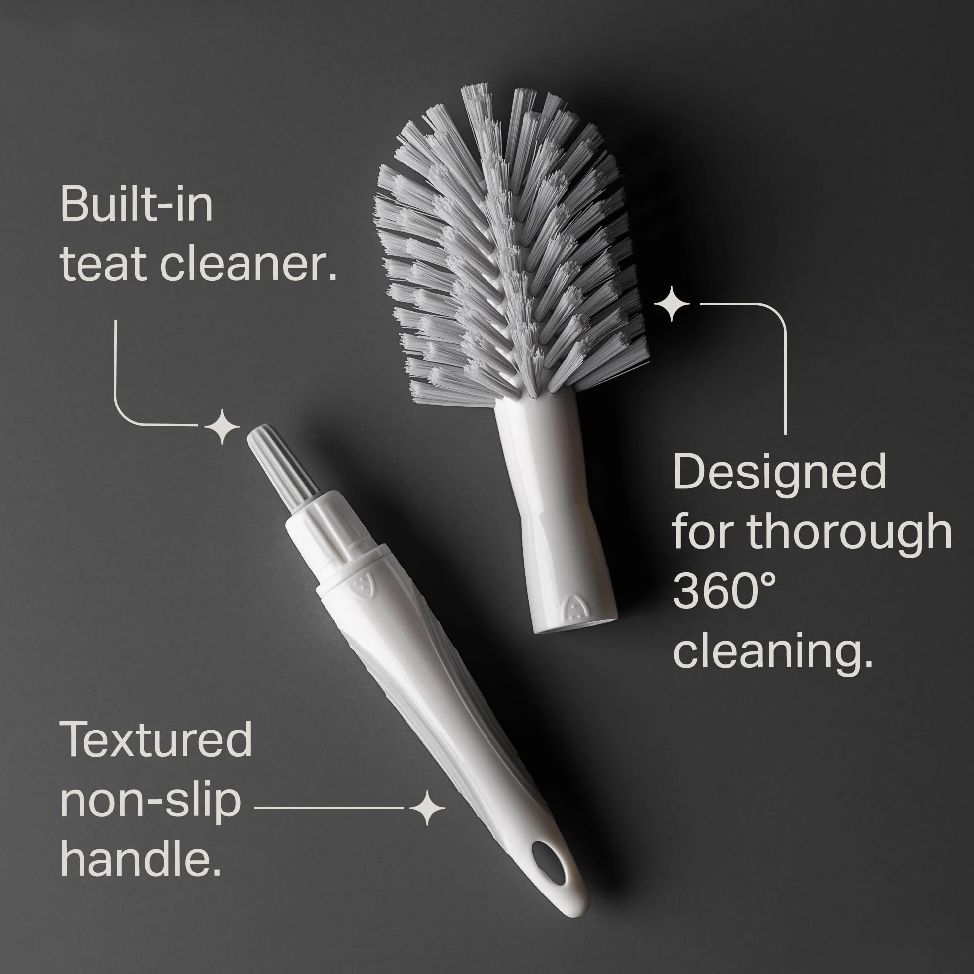 Tommee Tippee Closer to Nature 2-in-1 Baby Bottle Brush (Assorted)