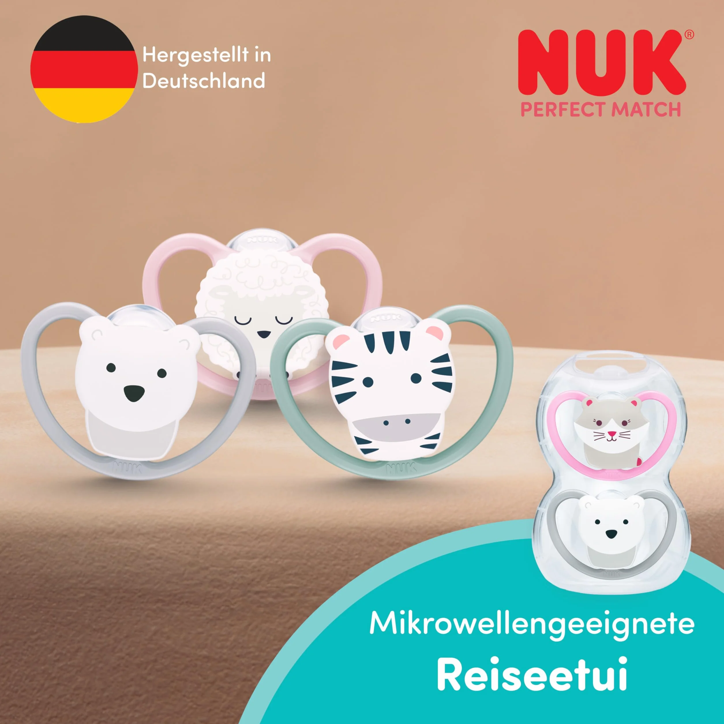 NUK Perfect Match Air Smoczki ortodontyczne 6-18 miesięcy 2 sztuki