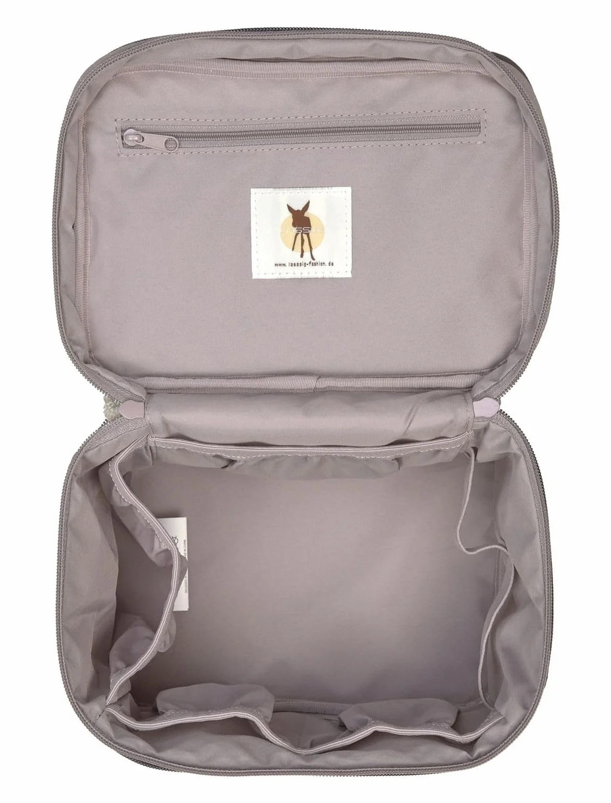 LÄSSIG Organizer do przewijania pieluch do noszenia/Casual Przedszkole Caddy To Go Blocks Taupe