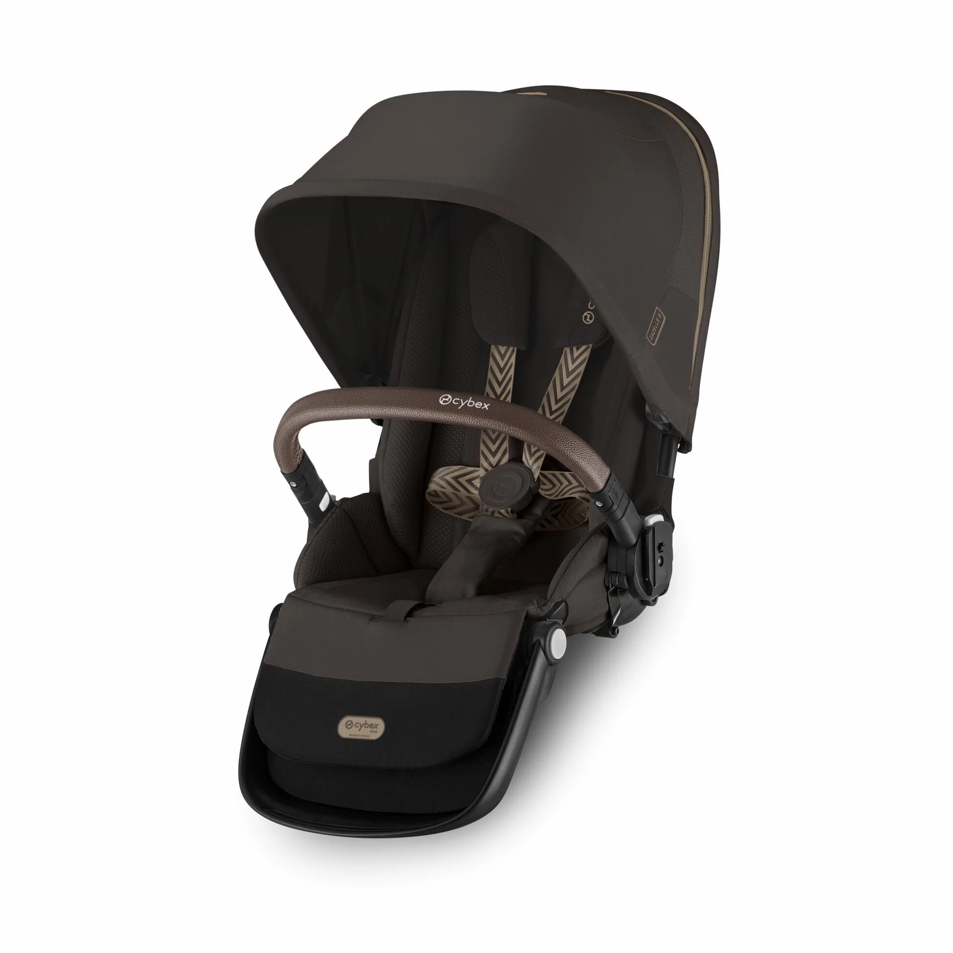 CYBEX Gold siedzisko do wózka GAZELLE S i e-GAZELLE S, od urodzenia do ok. 4 lat, Chocolate Brown