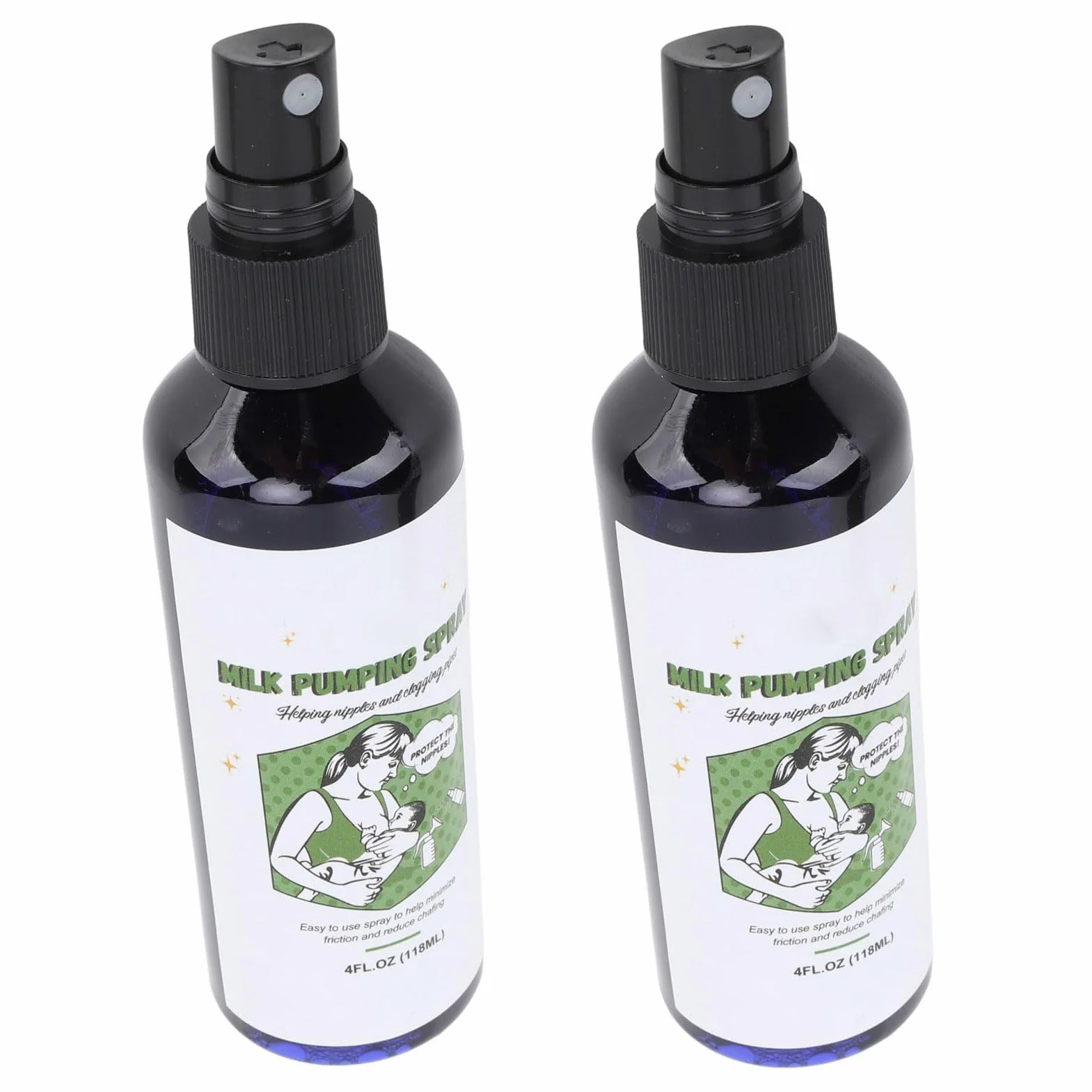 Spray do pompowania piersi 118 ml 2 szt. nawilżający odblokowujący sutki
