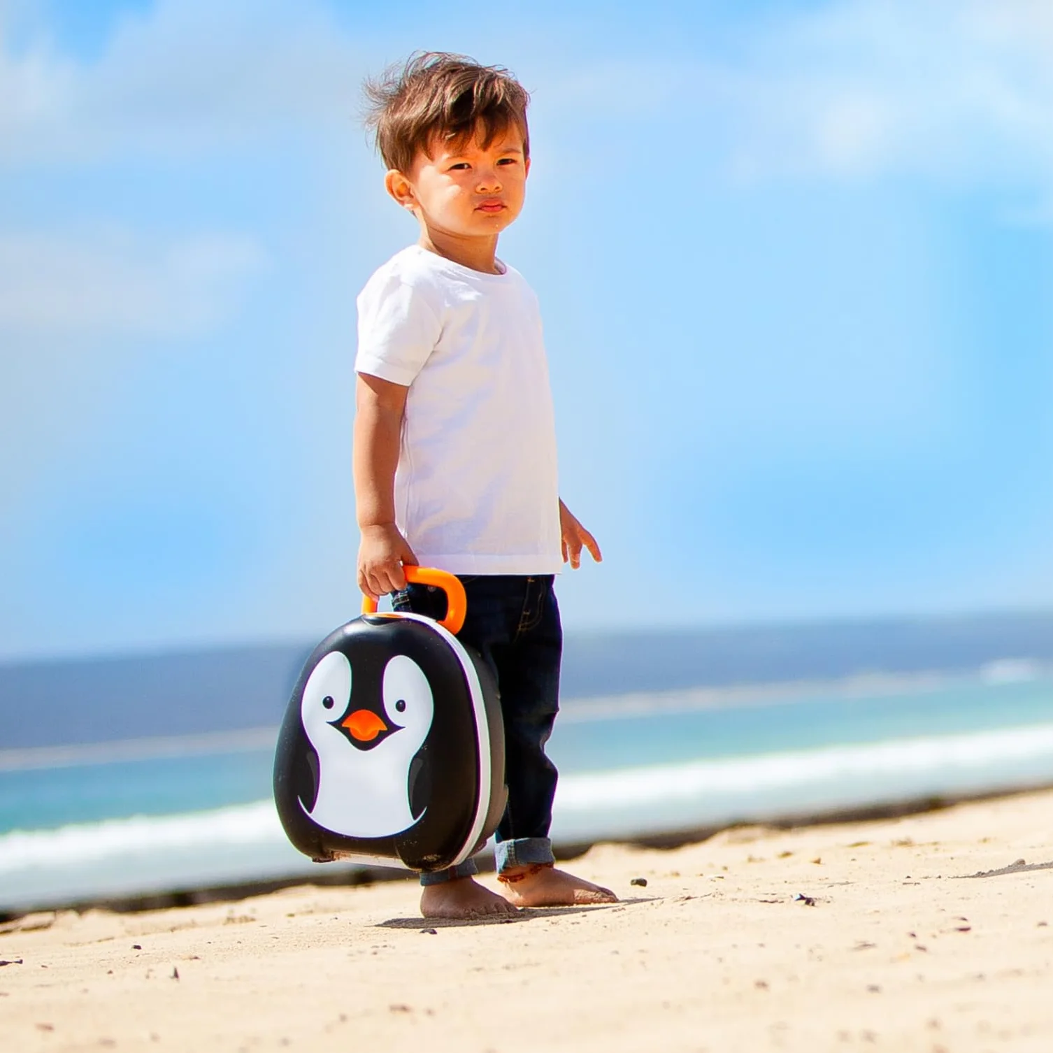 My Carry Potty 6MCP-PENGUIN Nocnik Podróżny Wielokolorowy