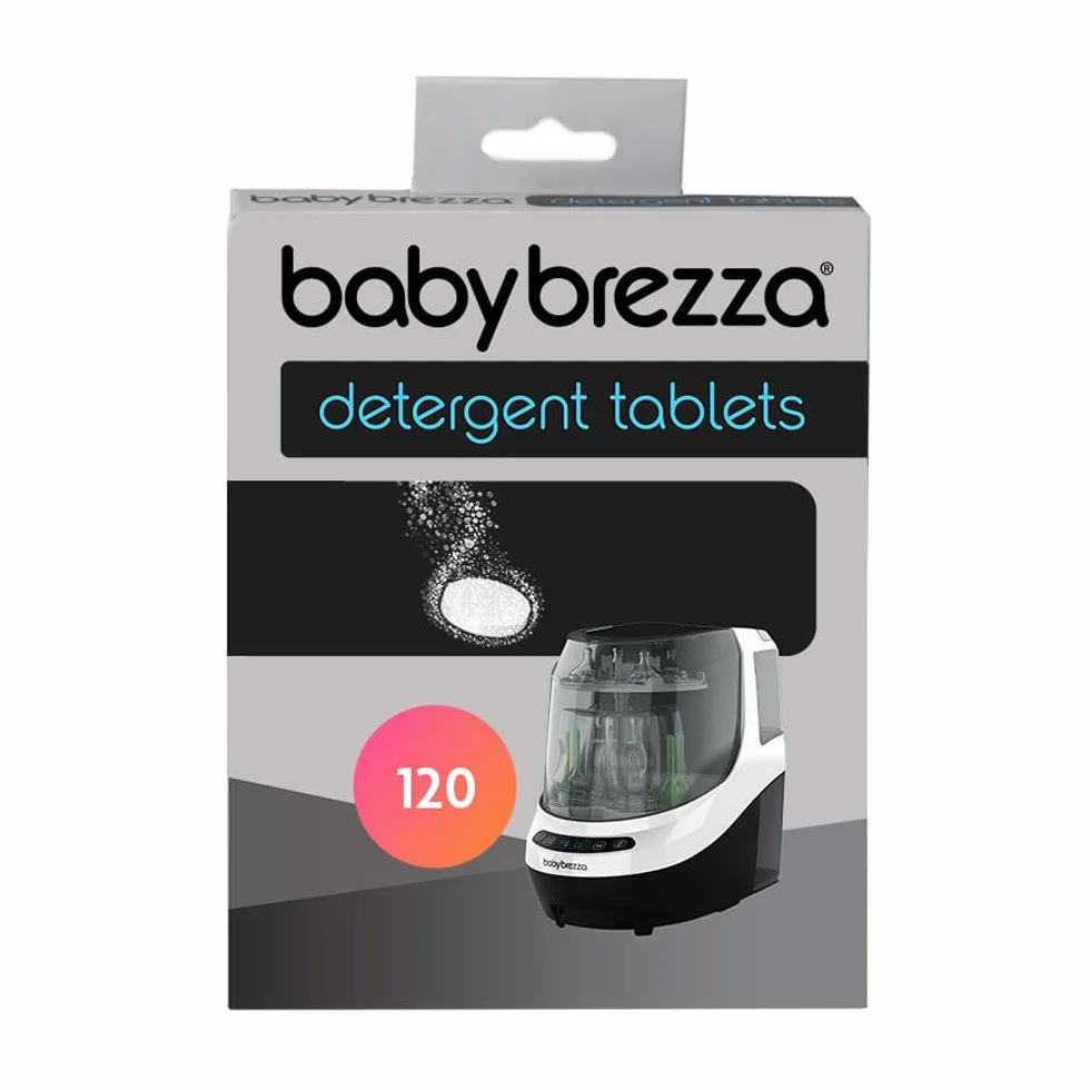 Baby Brezza tabletki czyszczące z detergentem do butelek i urządzenia Baby Brezza Bottle Washer Pro, zawiera 120 tabletek do mycia